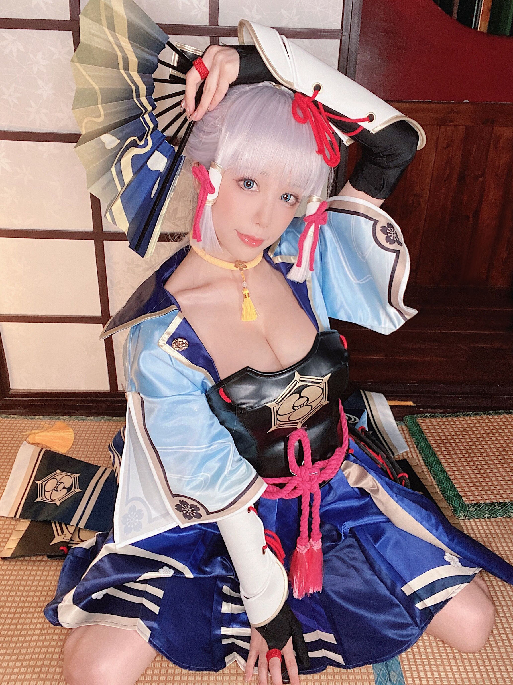 [网红COS] 动漫博主水淼aqua - 神里绫华