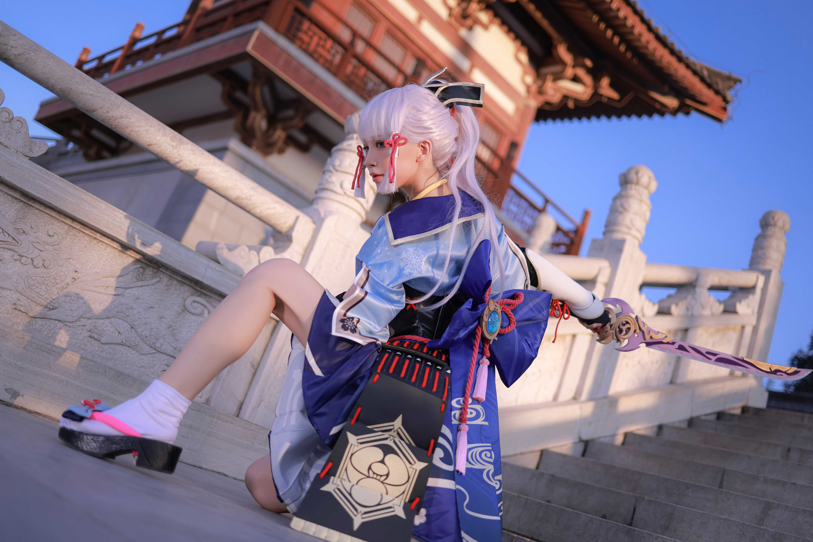 [网红COS] 动漫博主水淼aqua - 神里绫华