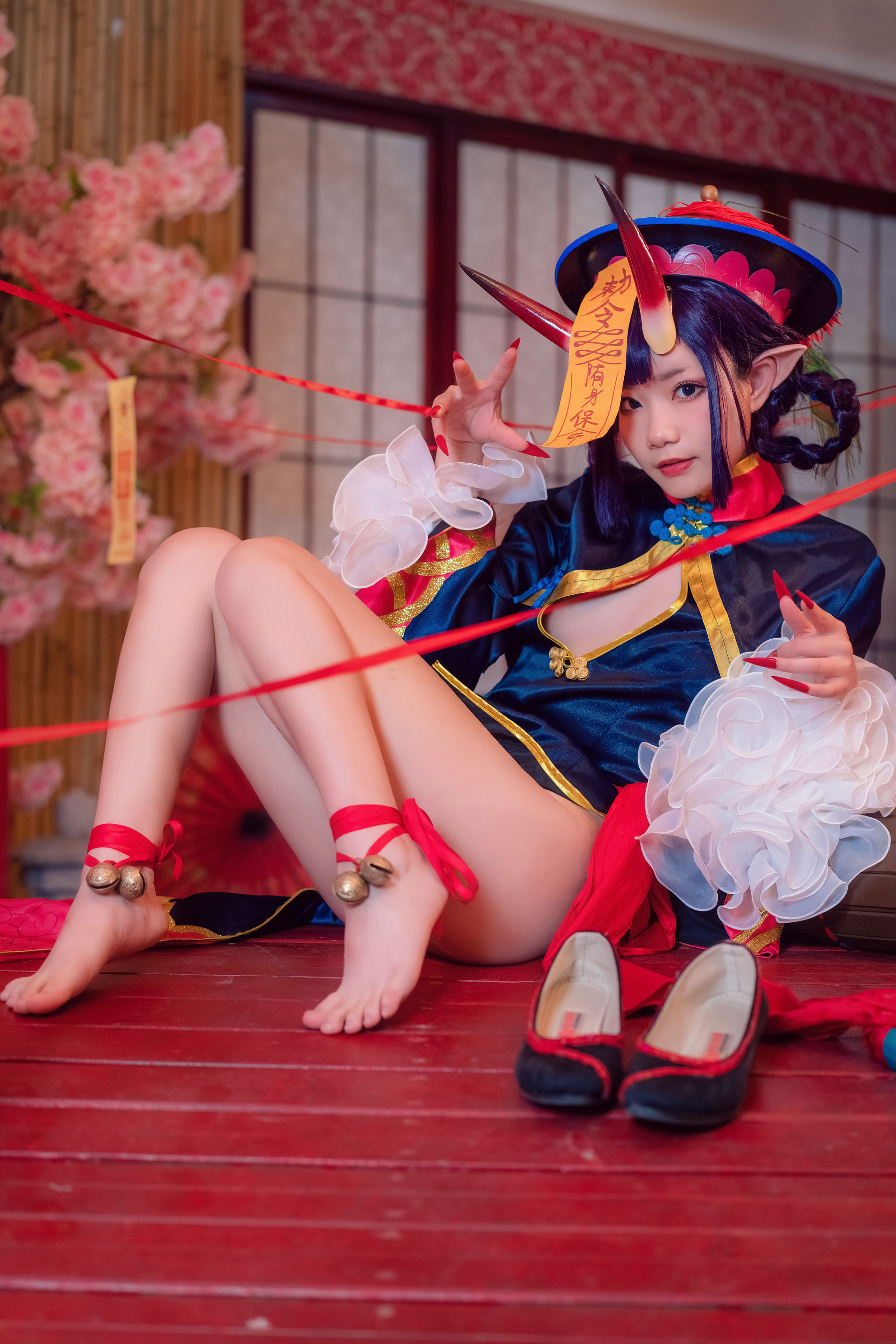 [网红COS] 动漫博主王胖胖u - fate酒吞僵尸童子