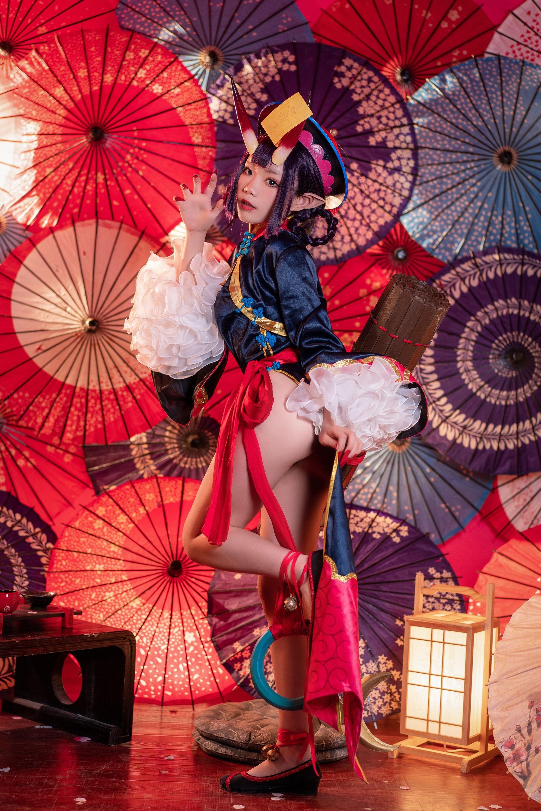 [网红COS] 动漫博主王胖胖u - fate酒吞僵尸童子