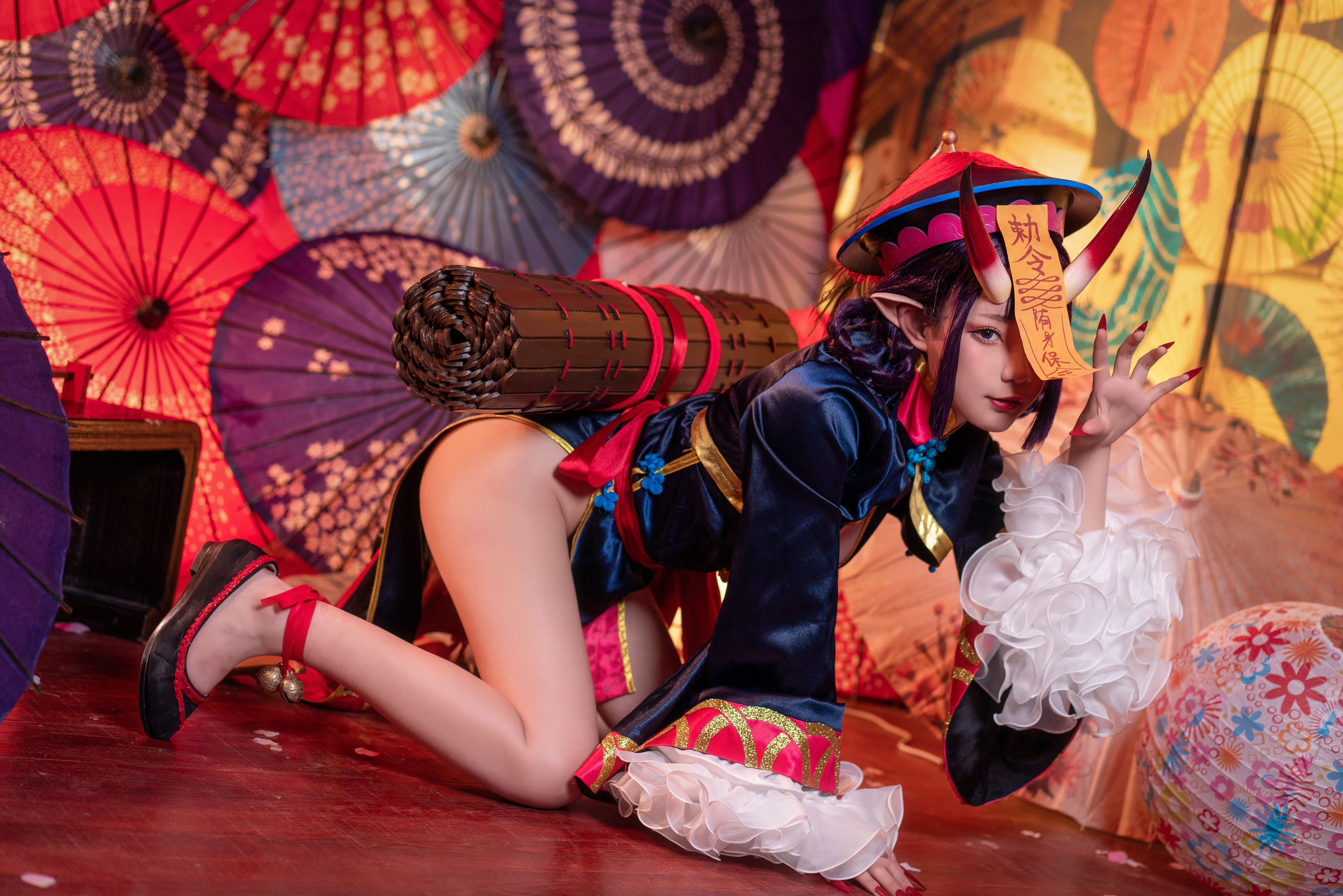 [网红COS] 动漫博主王胖胖u - fate酒吞僵尸童子