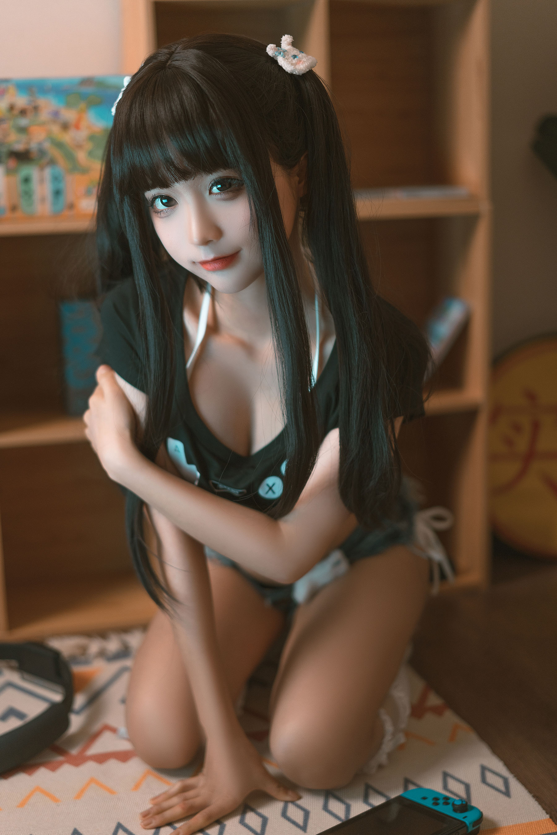 [网红COS] 动漫博主蠢沫沫 - 健身环