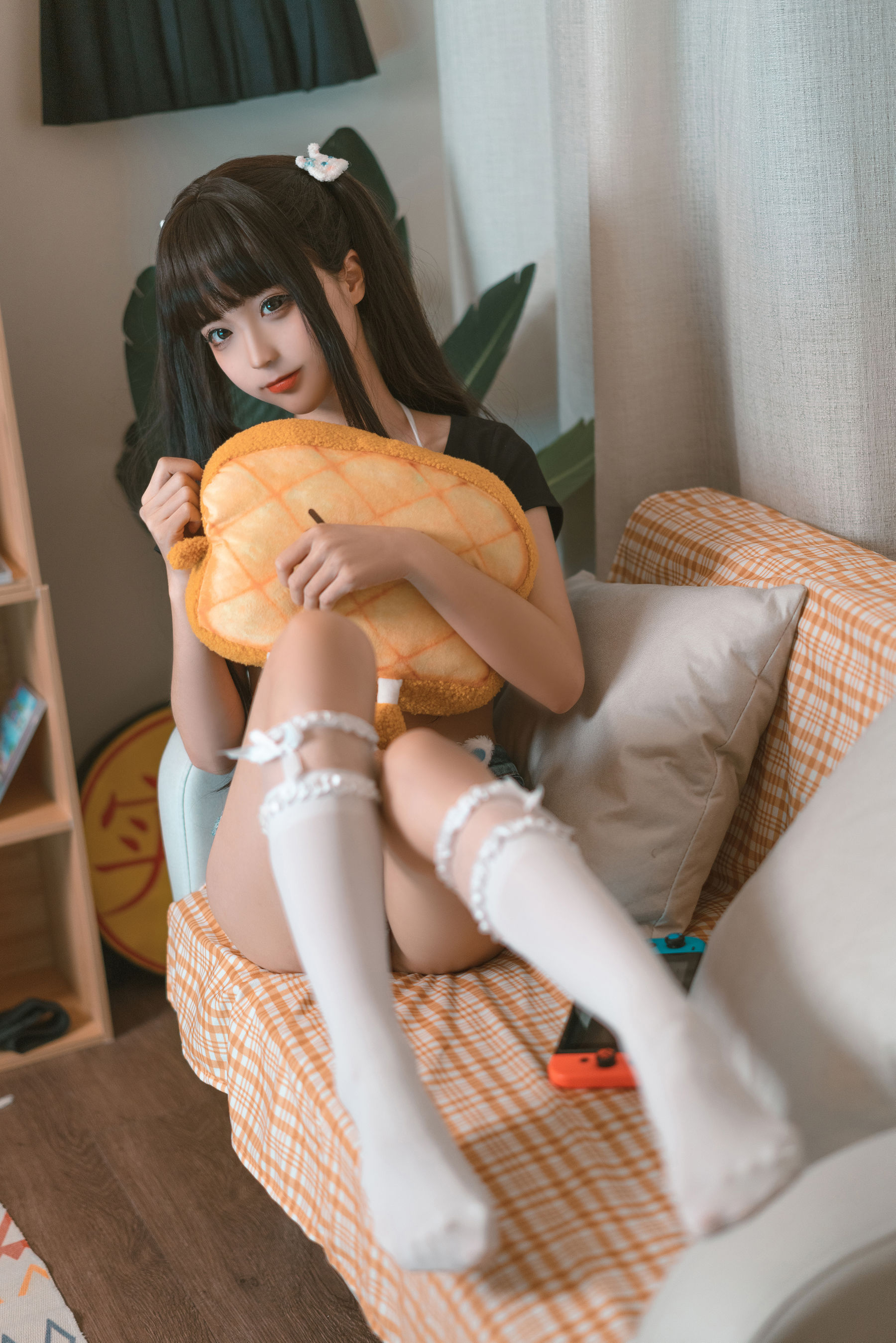 [网红COS] 动漫博主蠢沫沫 - 健身环