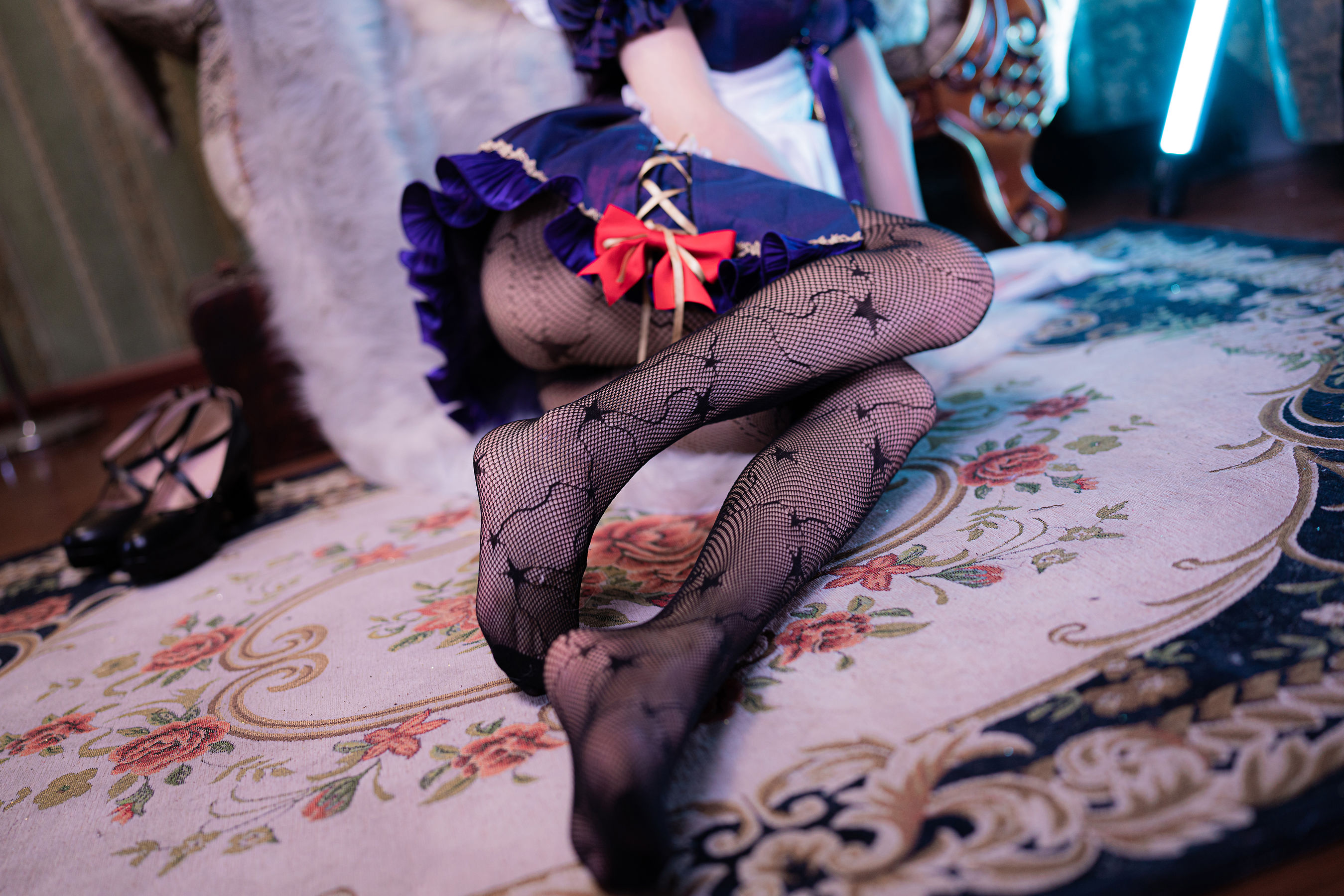 [网红COS] 动漫博主阿包也是兔娘 - 莫娜女仆
