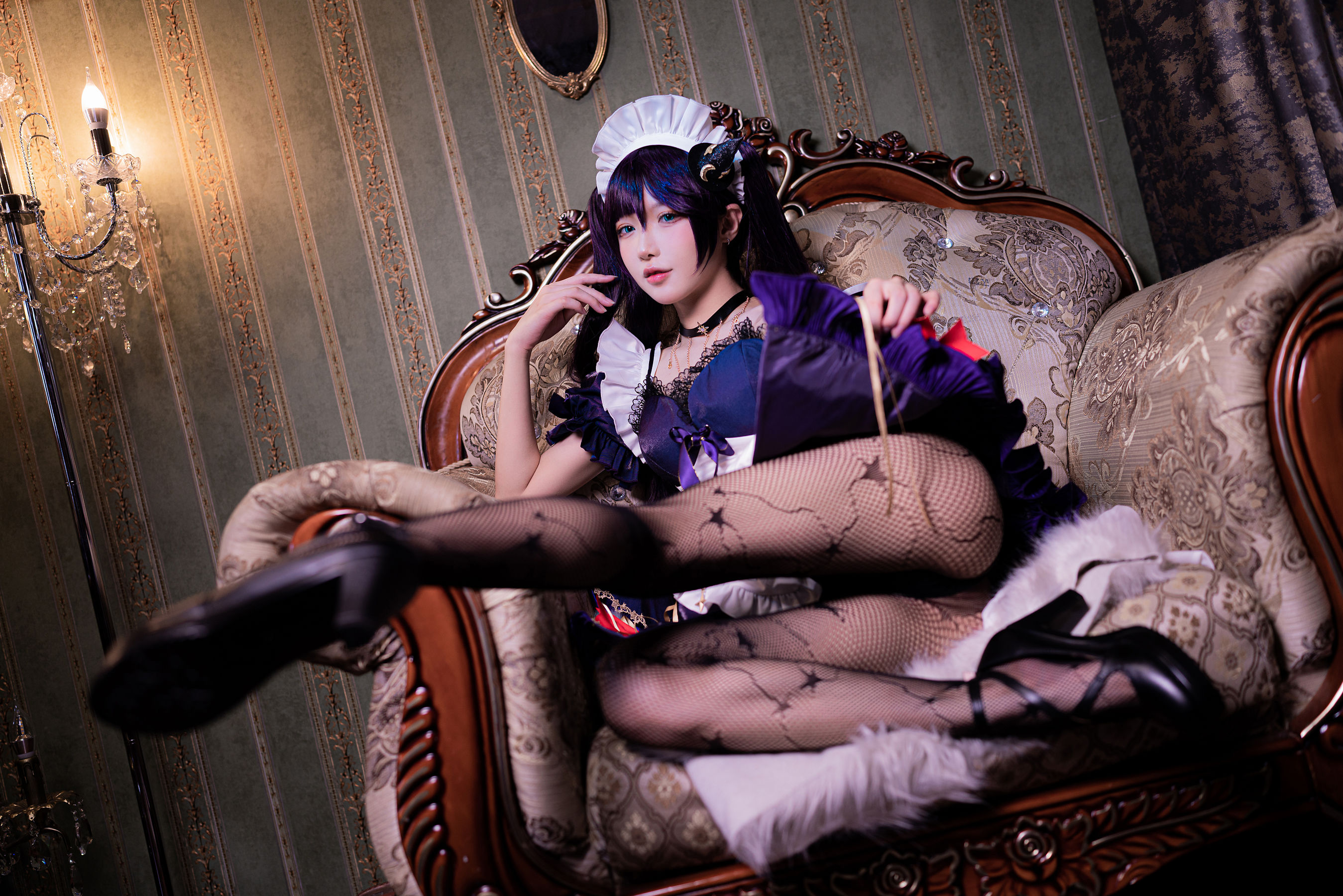 [网红COS] 动漫博主阿包也是兔娘 - 莫娜女仆