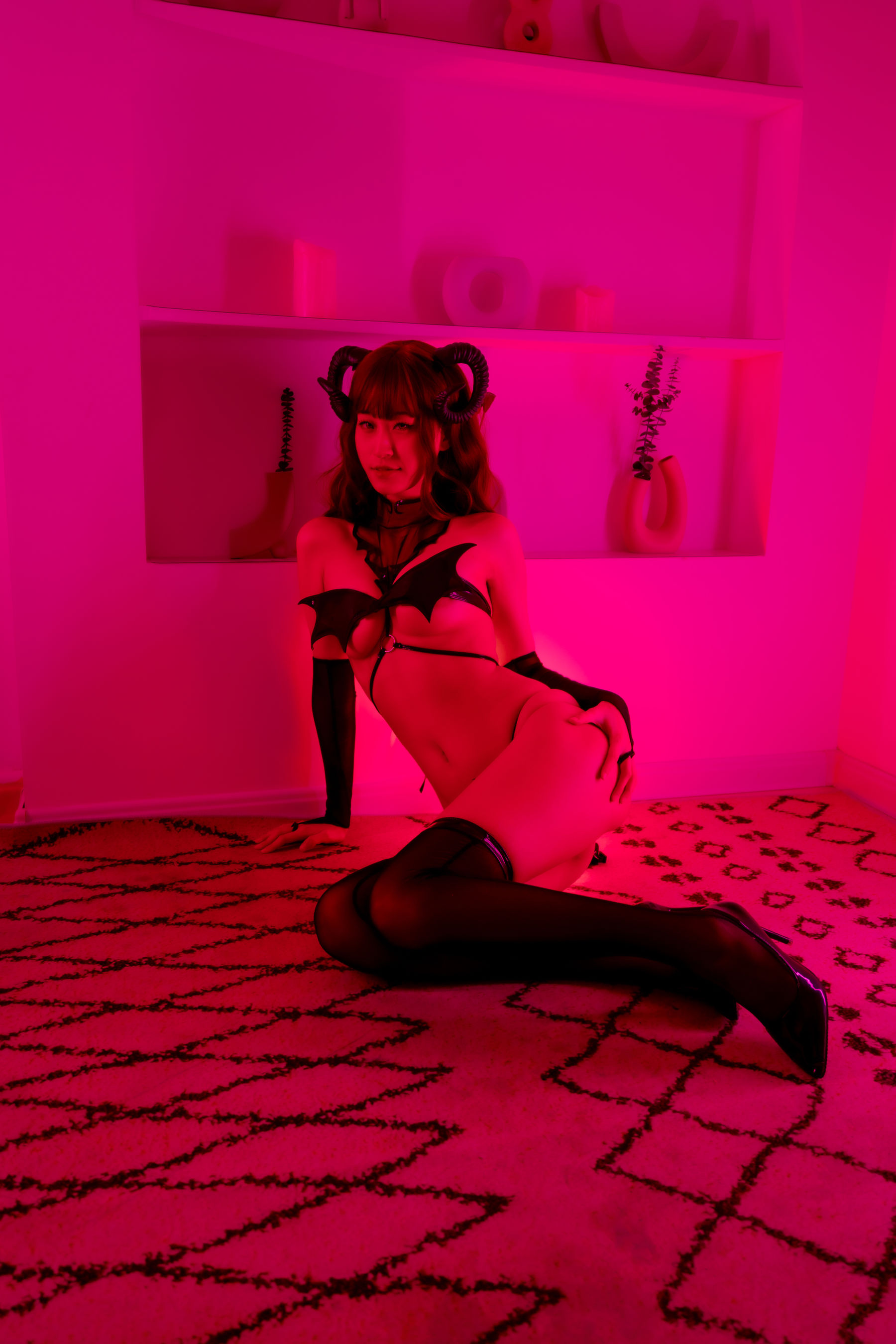 [网红COS] 北哥完全OK - 红光魅魔