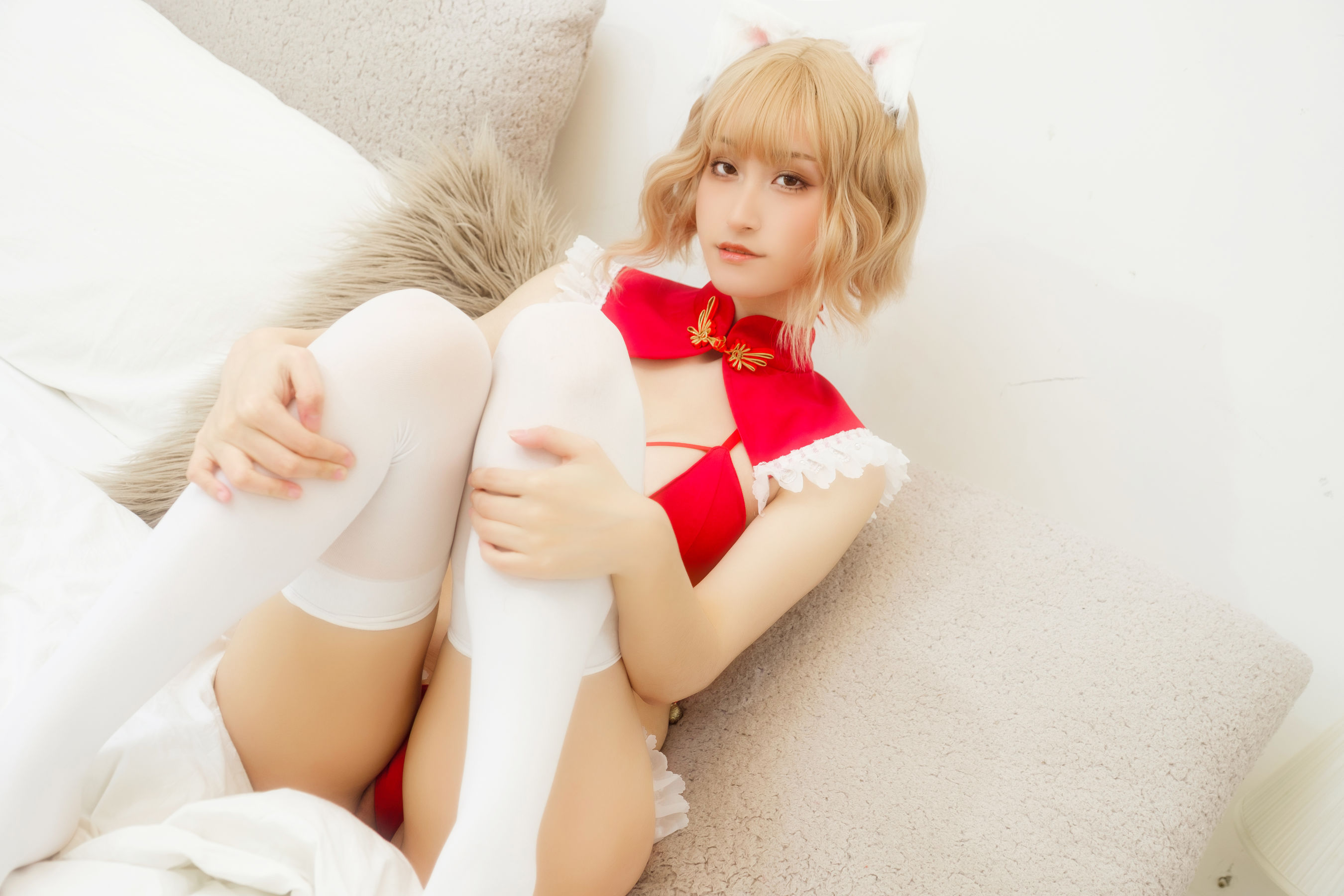 [网红COS] 北哥完全OK - 红猫猫