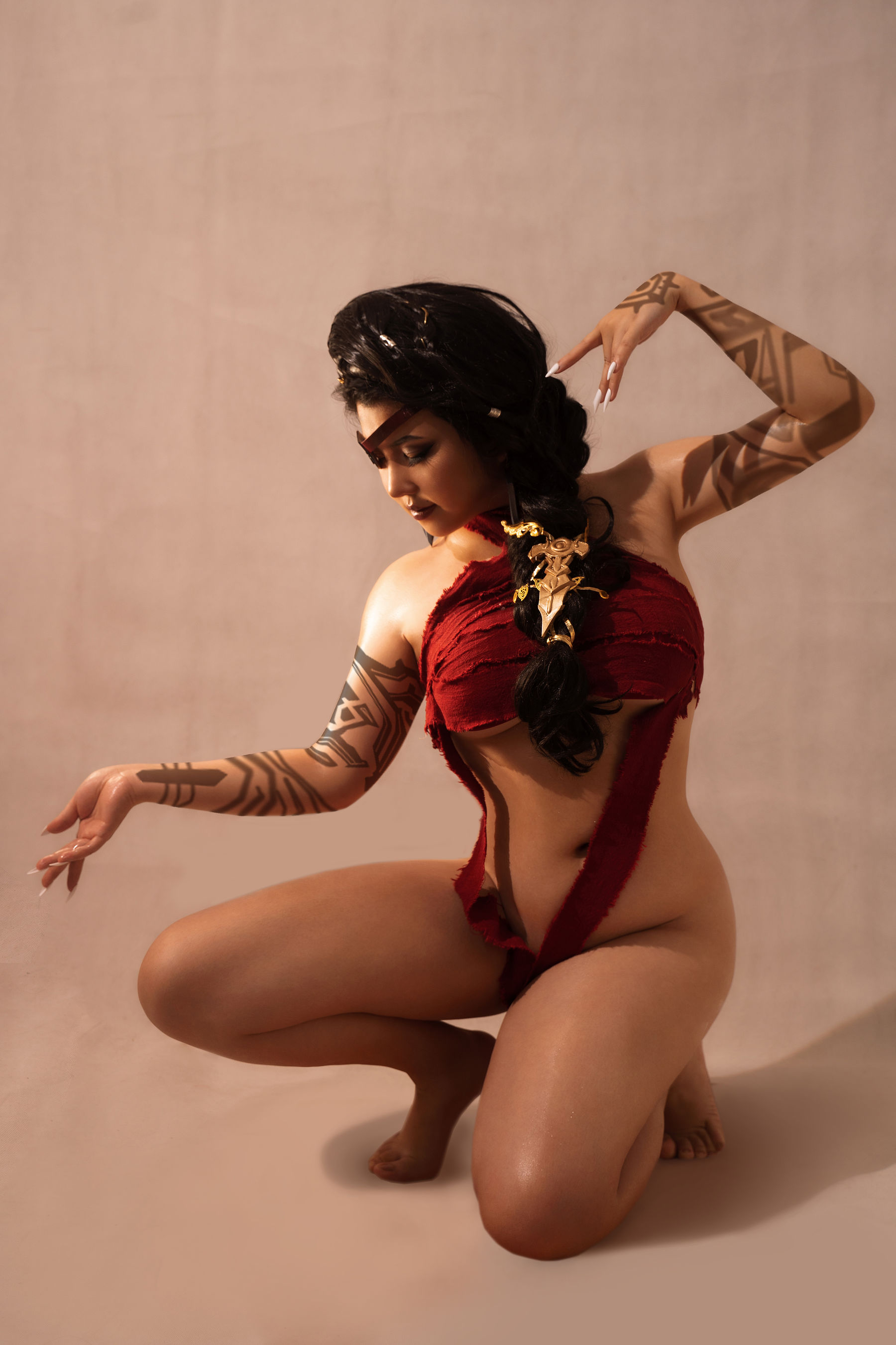 [网红COS] 千煌弑夜 - Desert Rose Samira