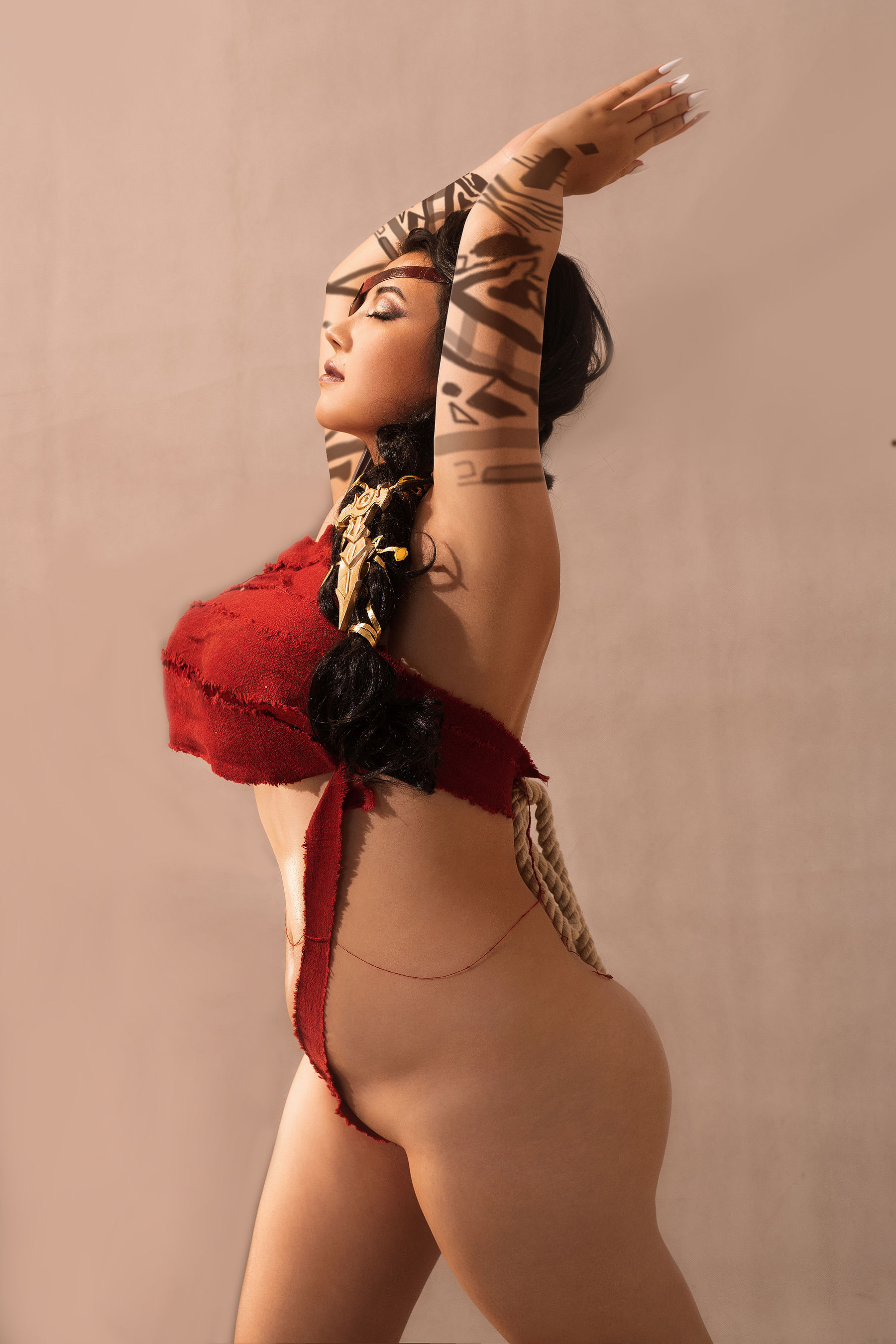 [网红COS] 千煌弑夜 - Desert Rose Samira