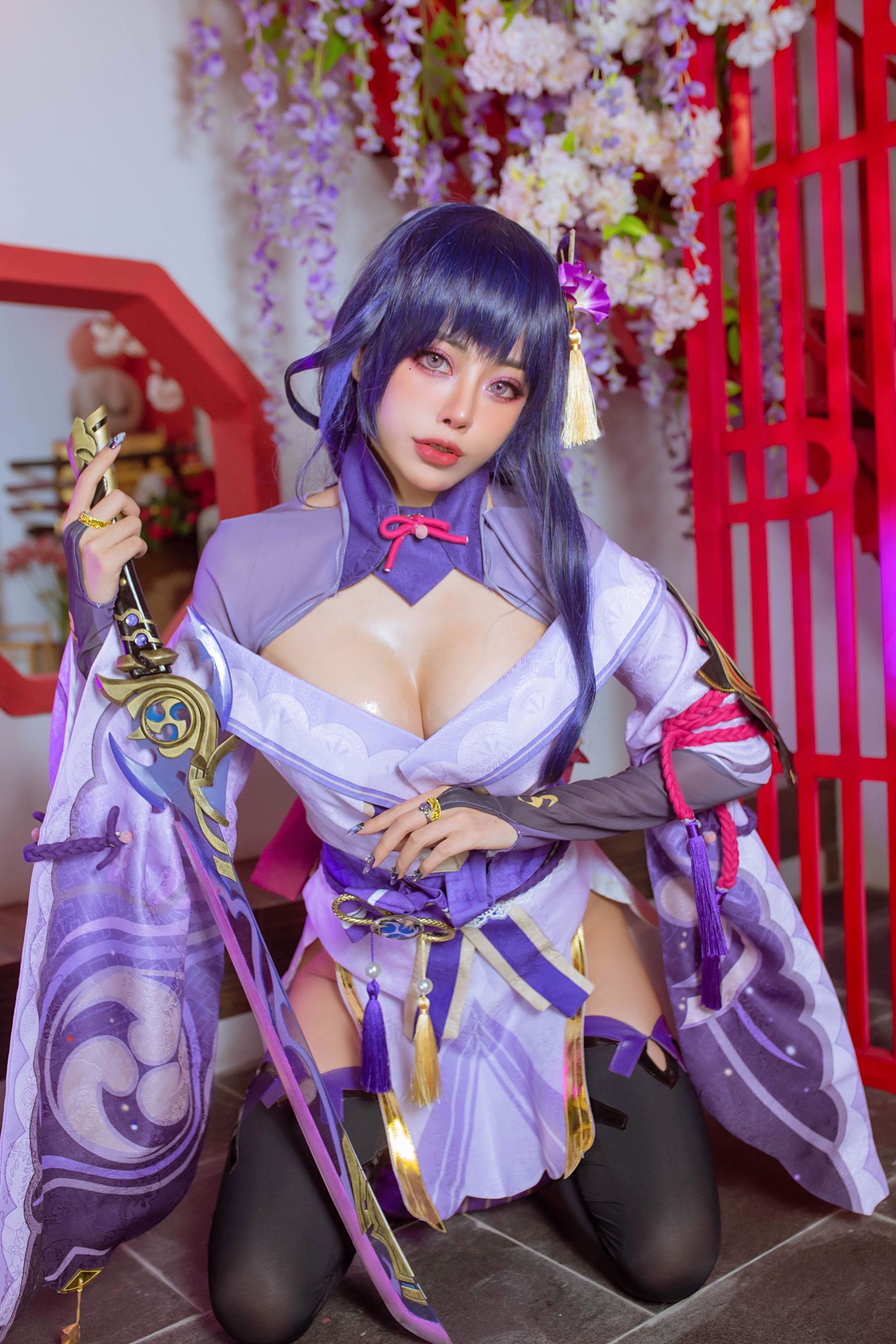 [网红COS] 日本性感萝莉Byoru - Raiden Shogun