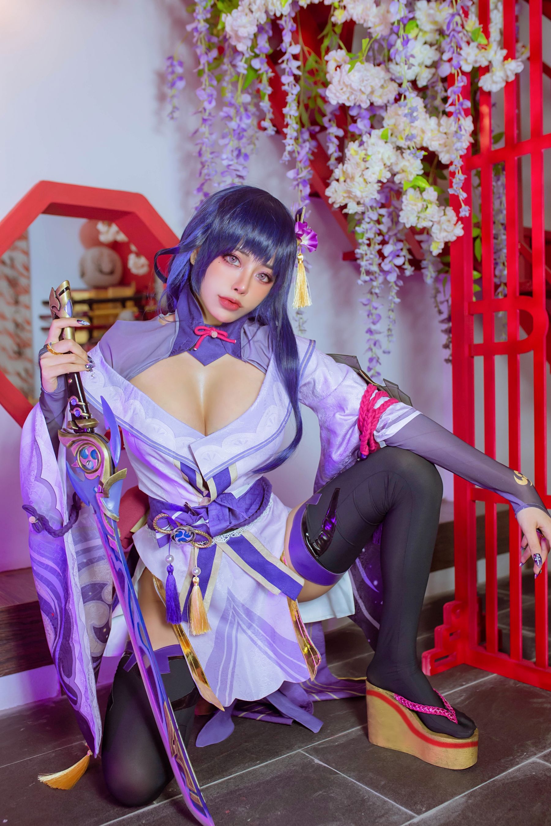 [网红COS] 日本性感萝莉Byoru - Raiden Shogun