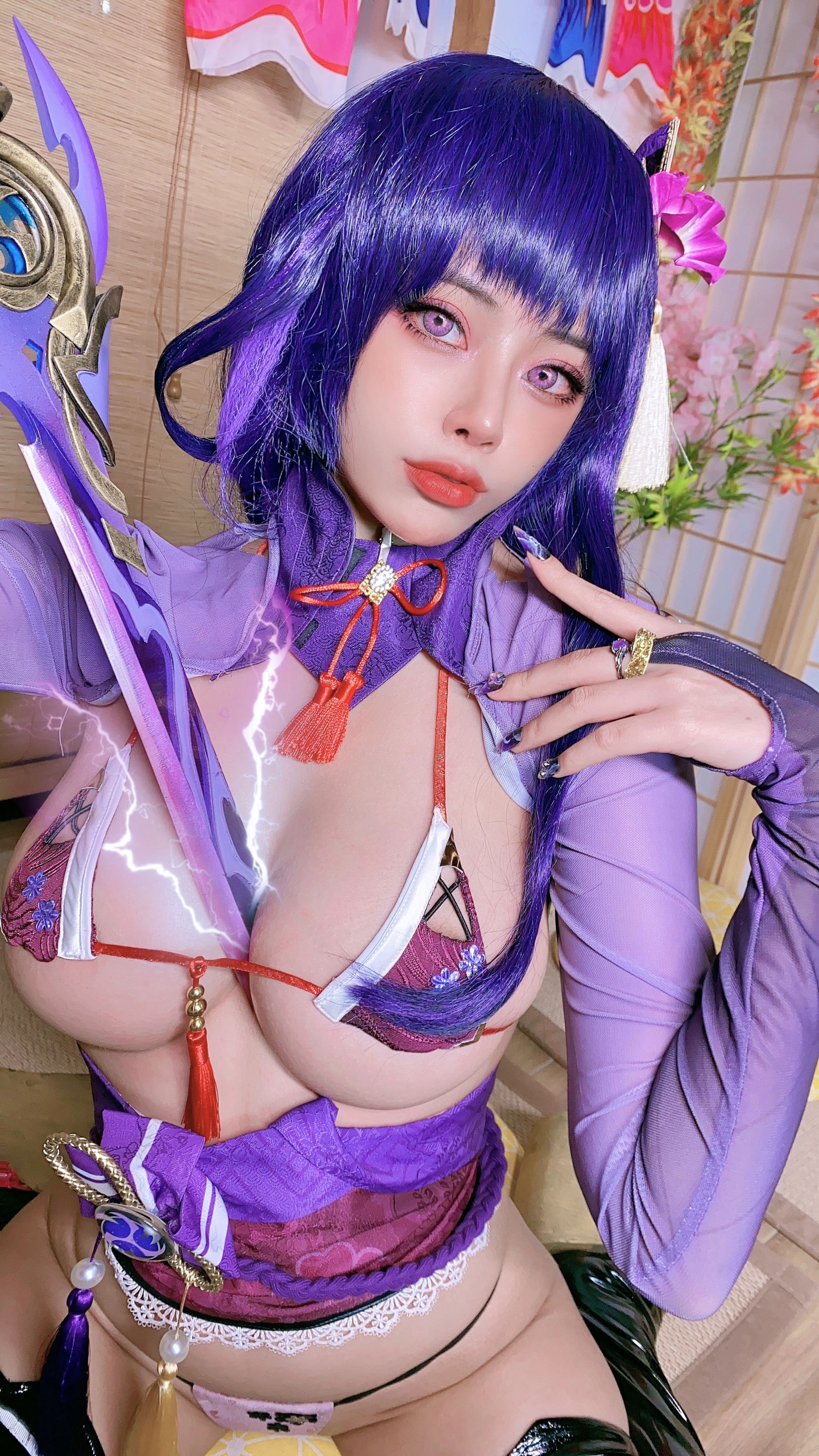 [网红COS] 日本性感萝莉Byoru - Raiden Shogun