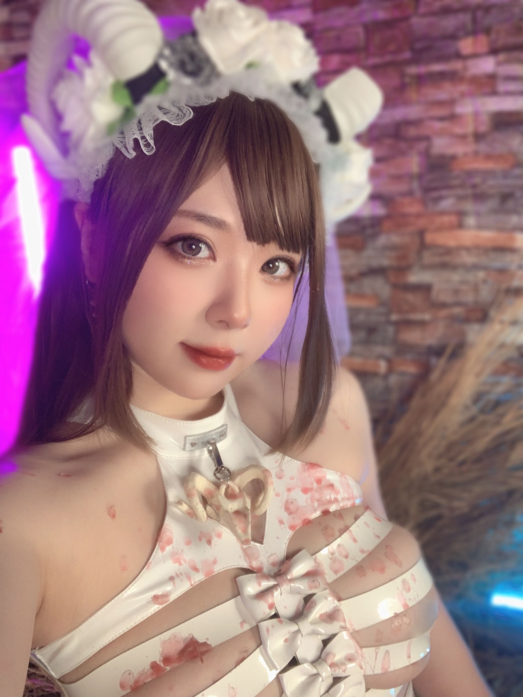 [网红COS] 皮皮奶可可爱了啦 - 地狱新娘