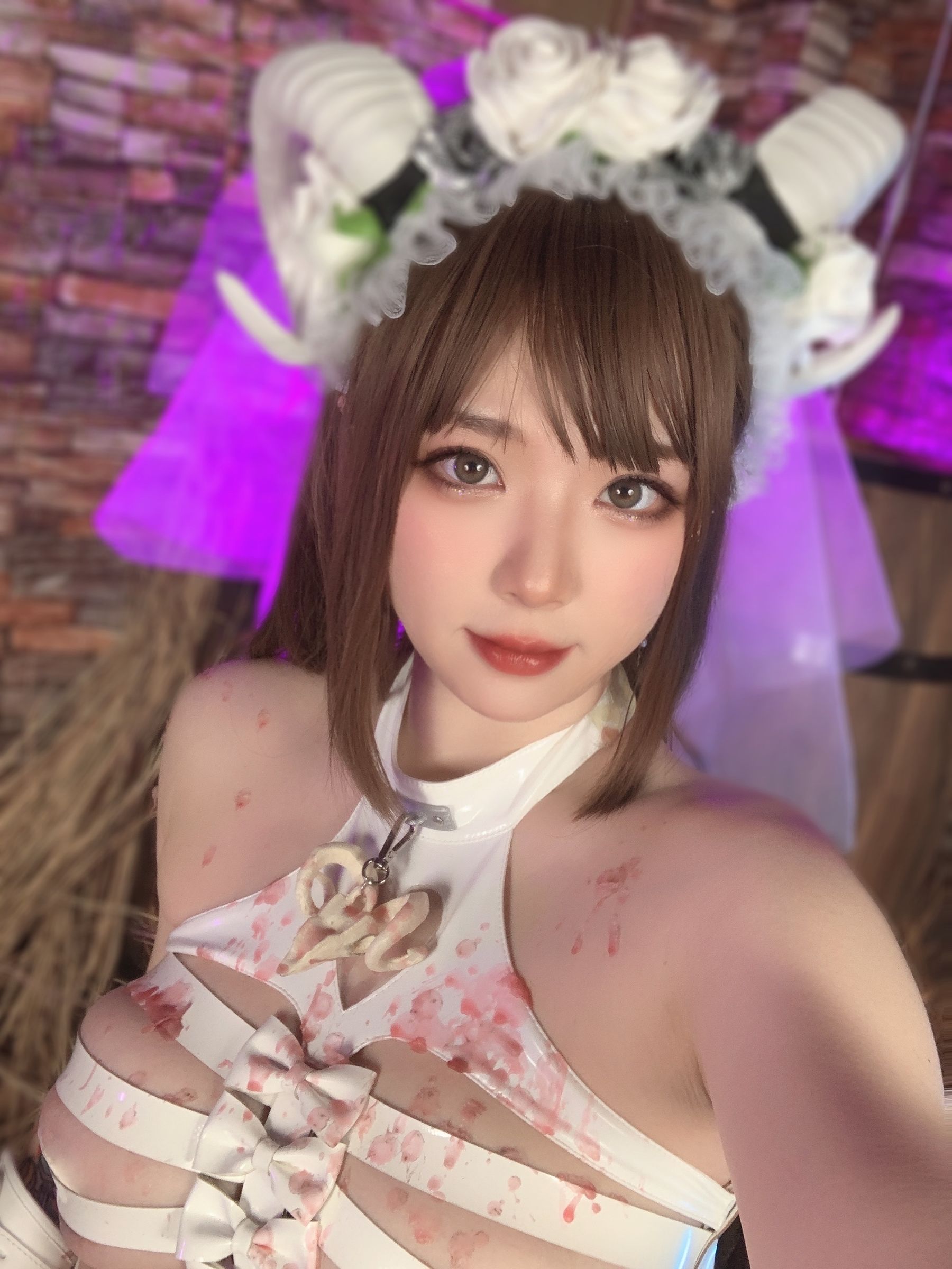 [网红COS] 皮皮奶可可爱了啦 - 地狱新娘