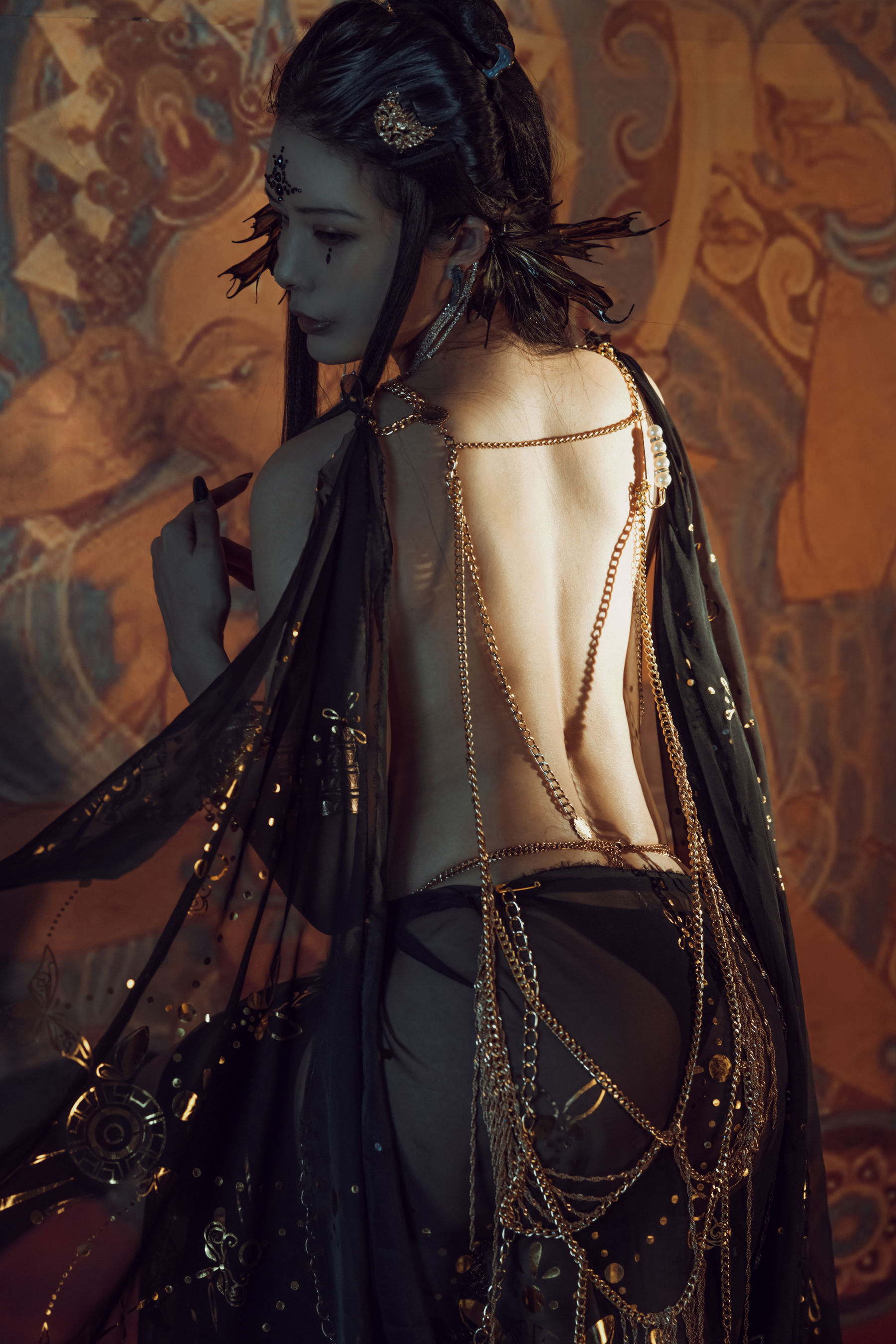 [网红COS] 秋和柯基(夏小秋秋秋) - 黑敦煌
