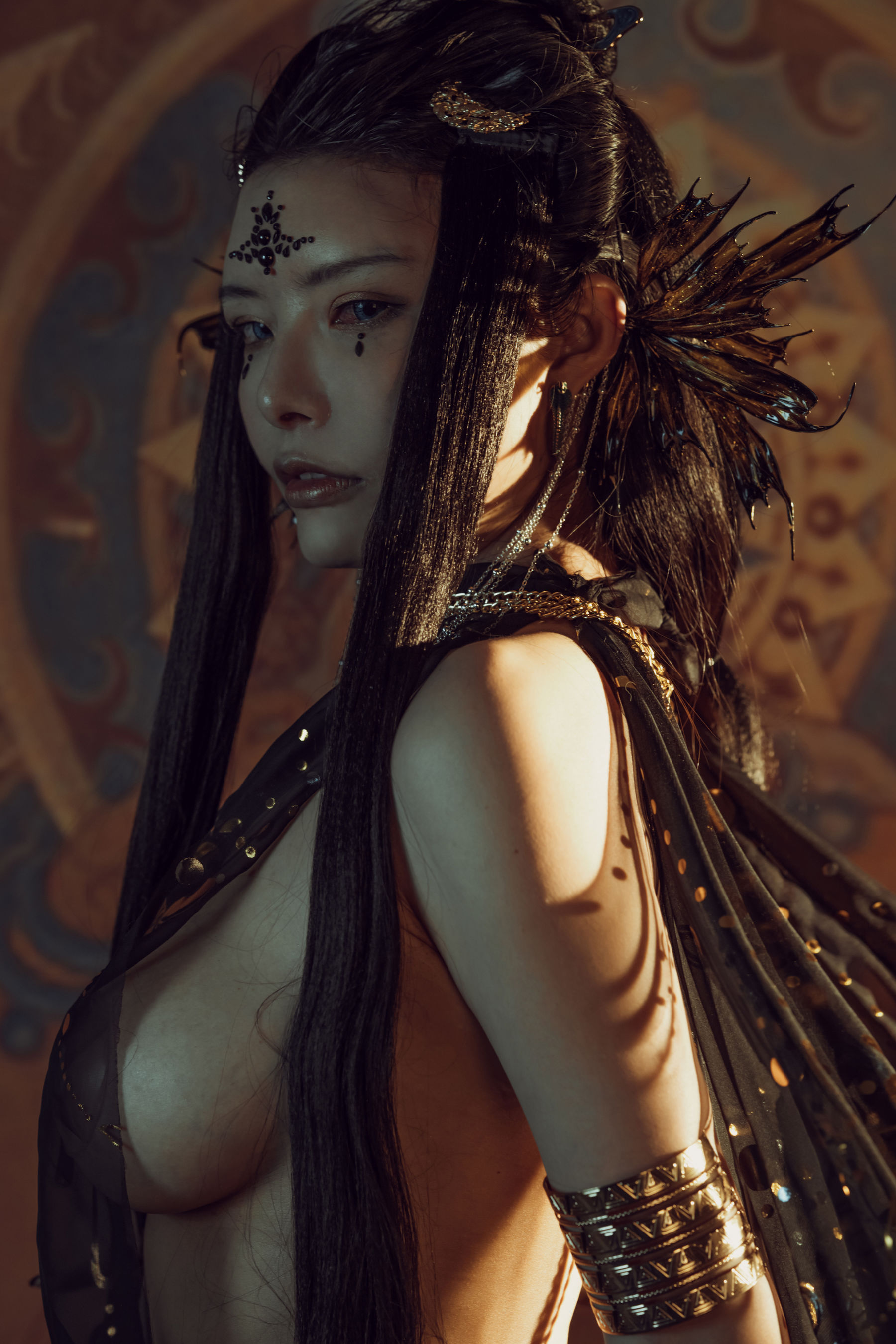 [网红COS] 秋和柯基(夏小秋秋秋) - 黑敦煌