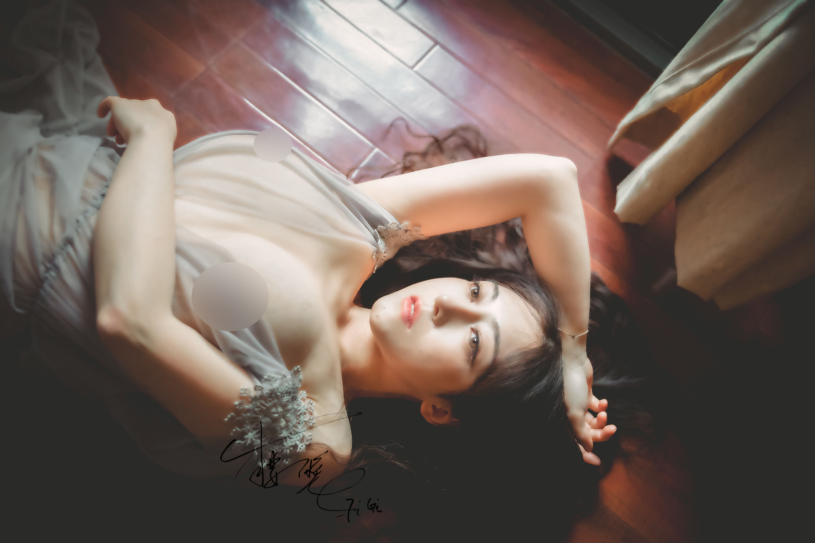 [网红COS] 网络红人樱晚gigi - 薄纱