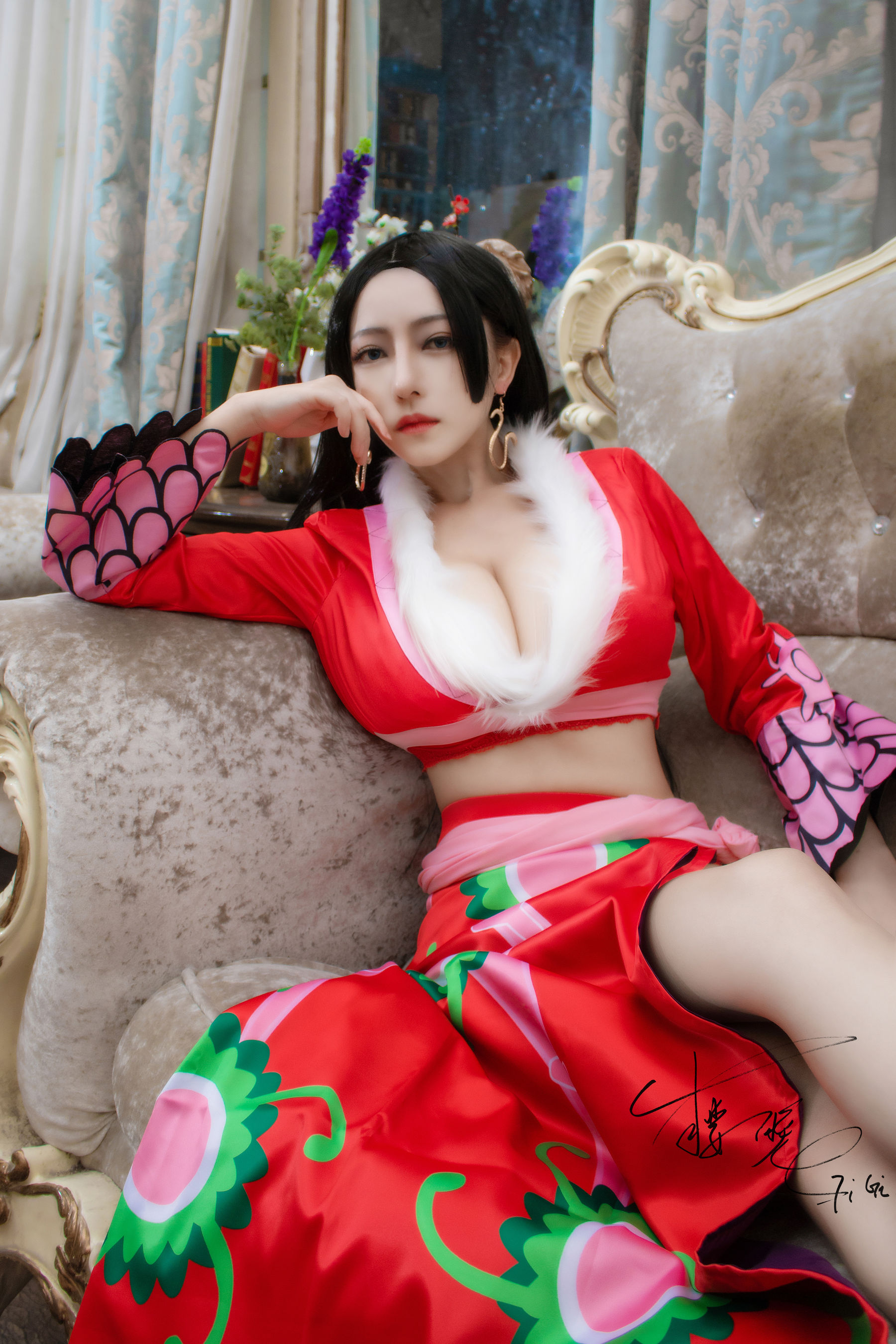[网红COS] 网络红人樱晚gigi - 薄纱