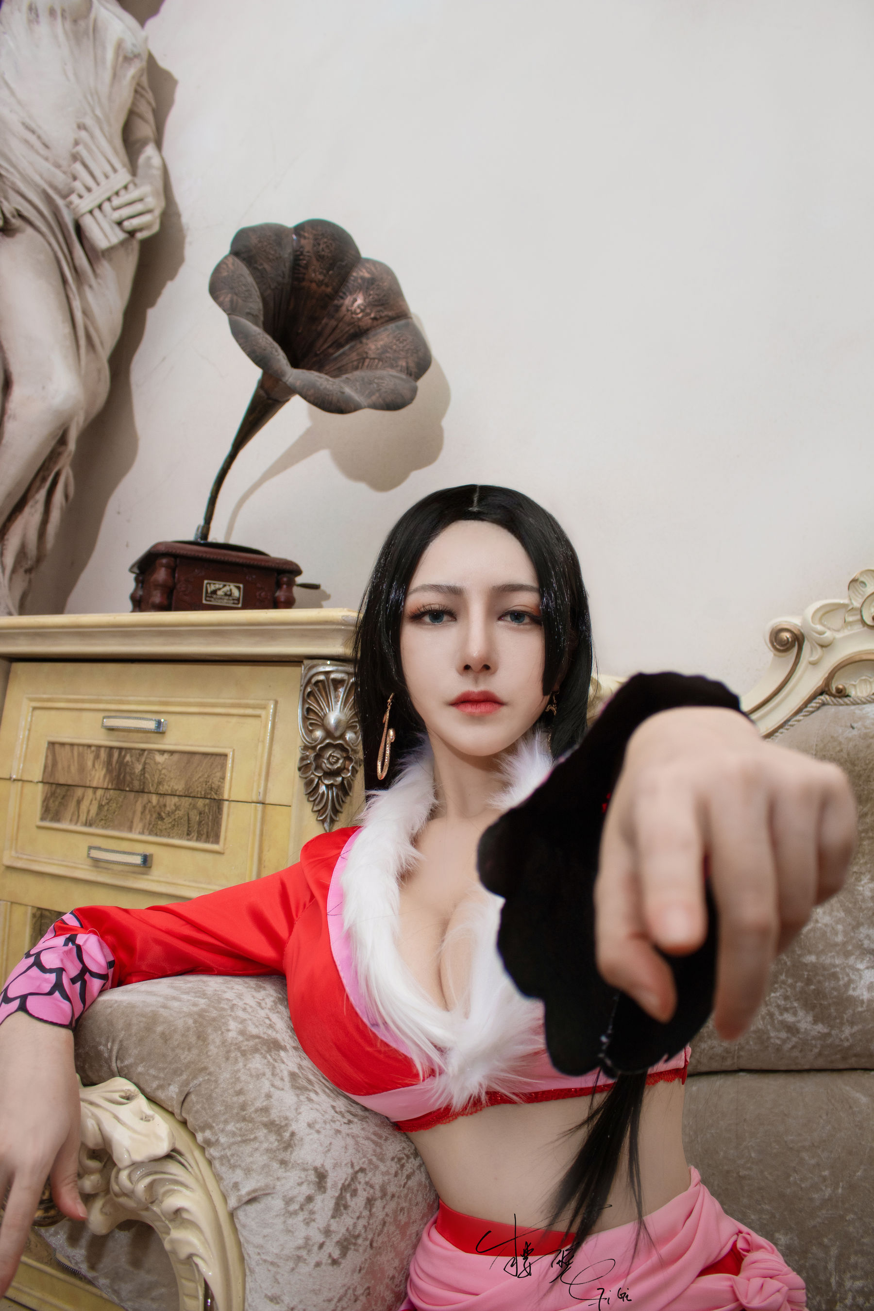 [网红COS] 网络红人樱晚gigi - 薄纱