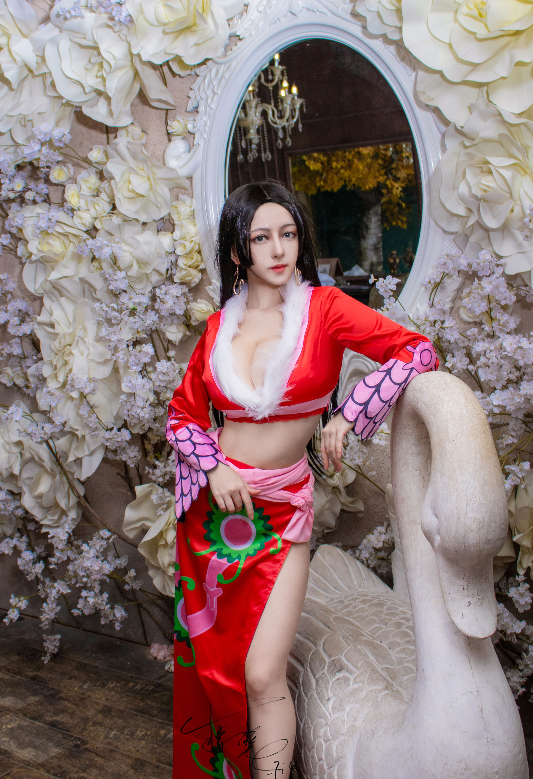 [网红COS] 网络红人樱晚gigi - 薄纱