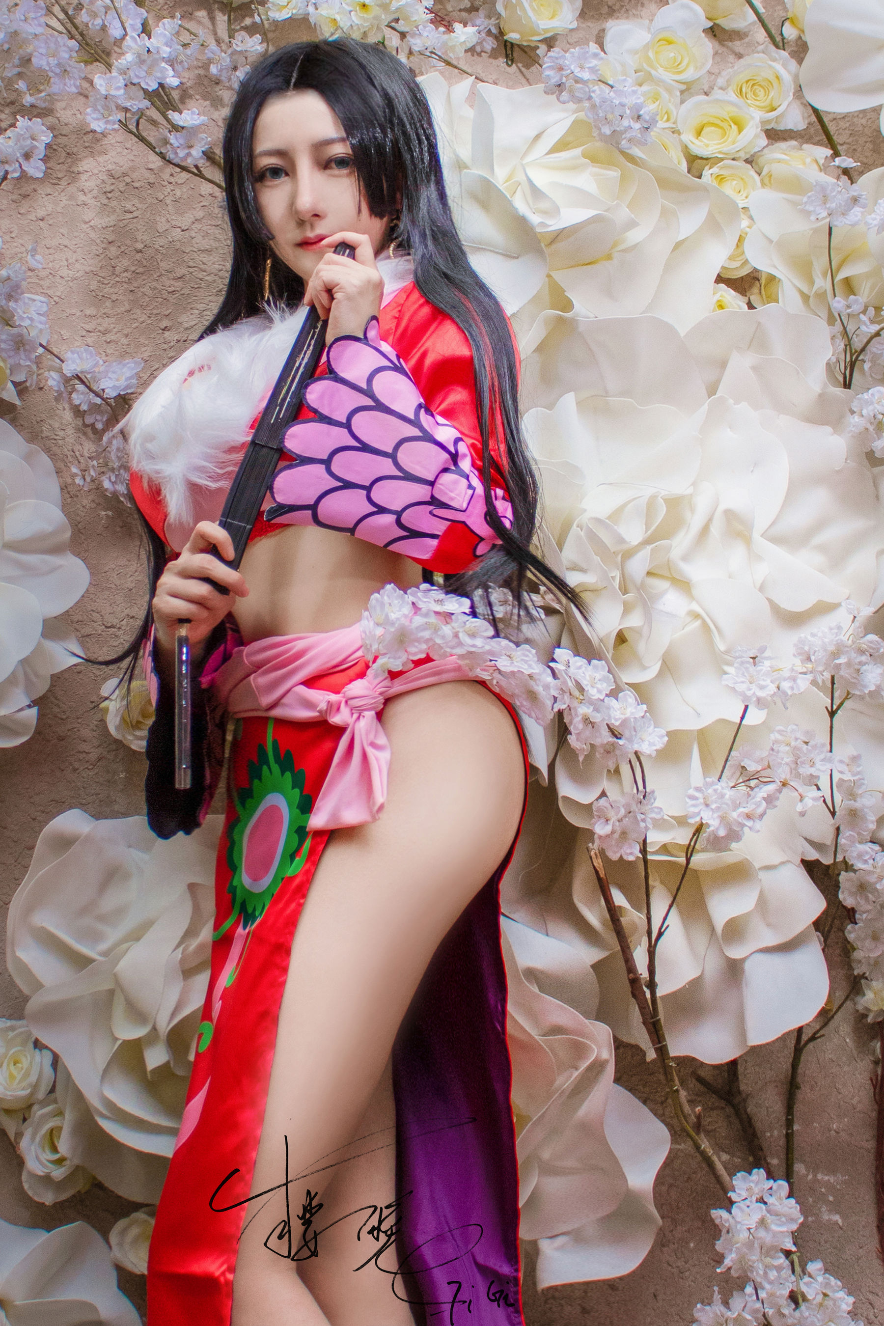 [网红COS] 网络红人樱晚gigi - 薄纱