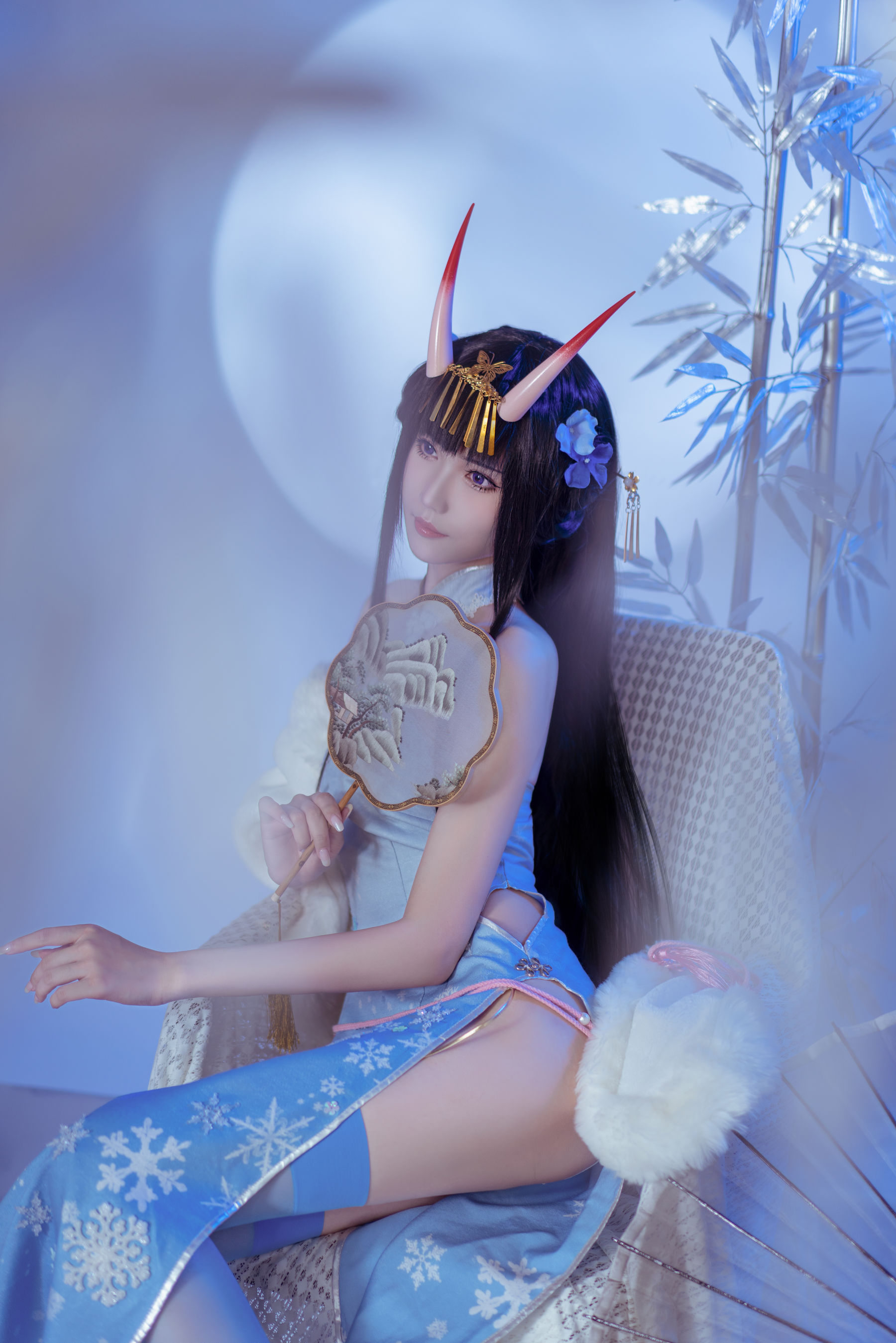 [网红COS] 花兮_honoka - 能代 冬雪沁香