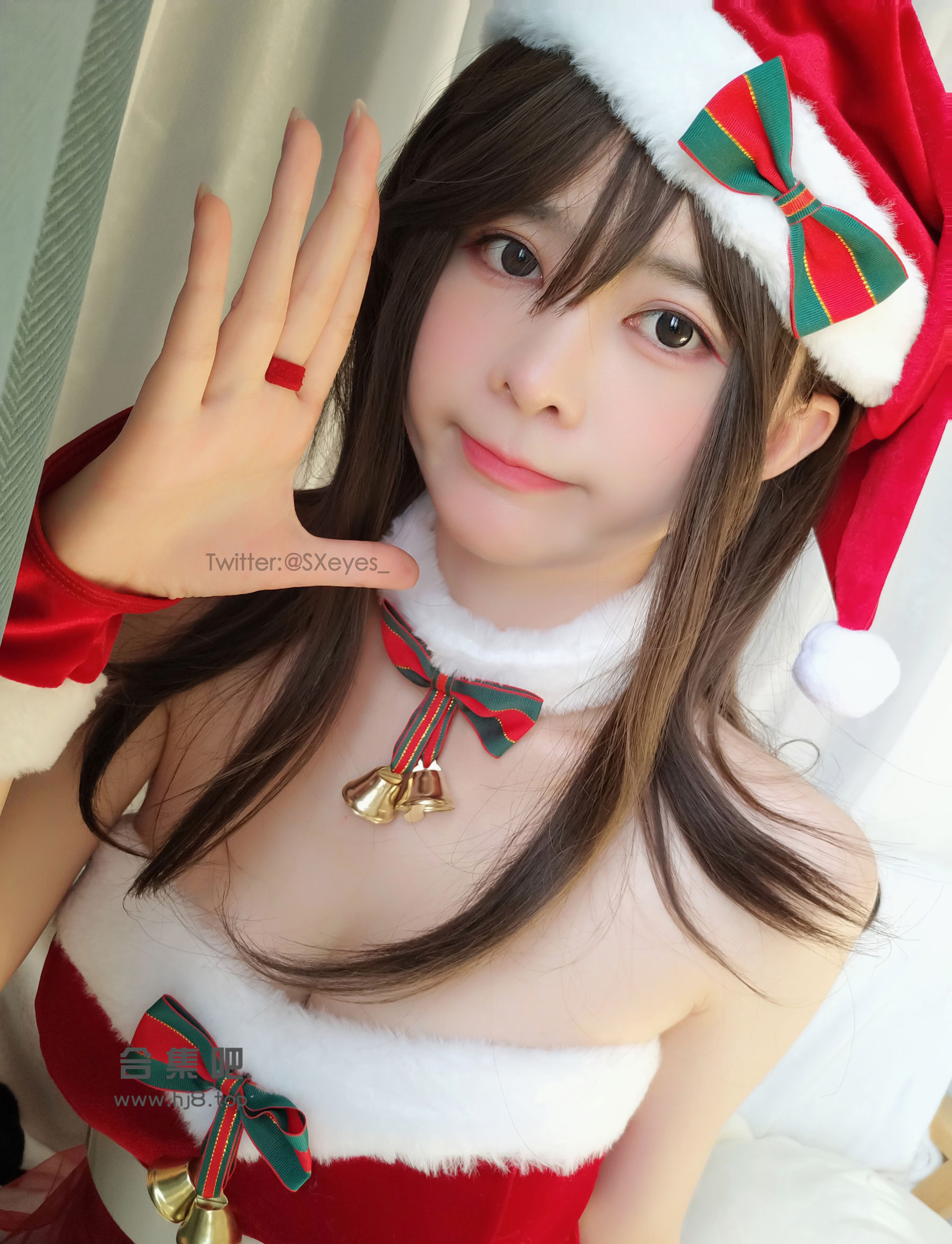 [网红COS] 萌妹子眼酱大魔王w - 圣诞老人