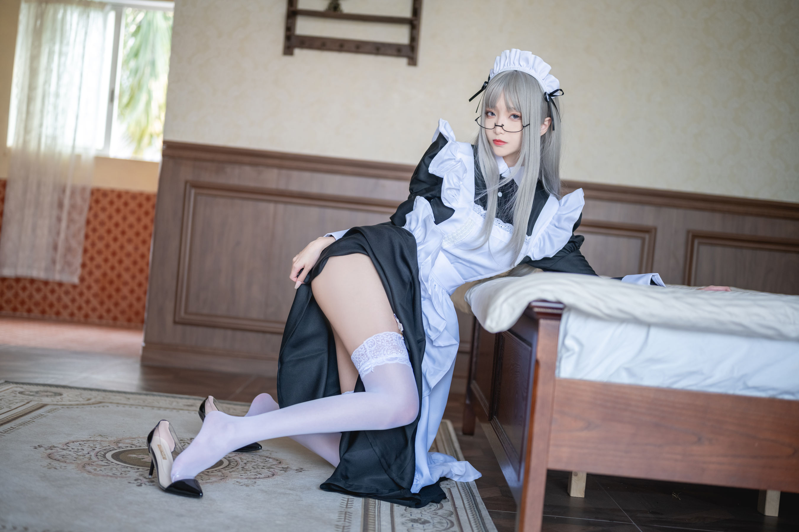[网红COS] 长腿Coser青青子Js - 职业恋爱