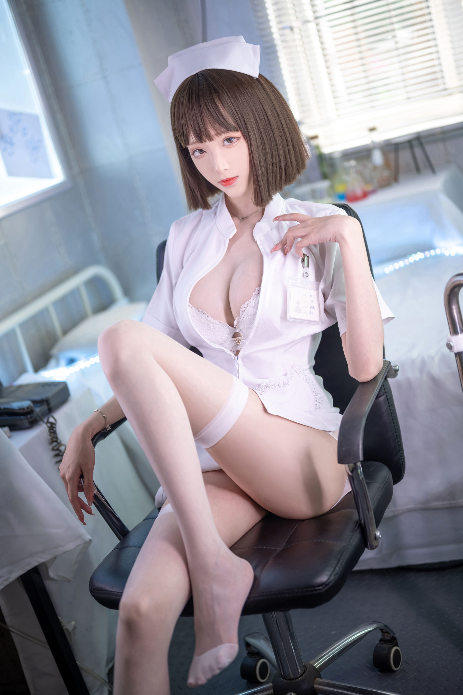 [网红COS] 长腿Coser青青子Js - 职业恋爱