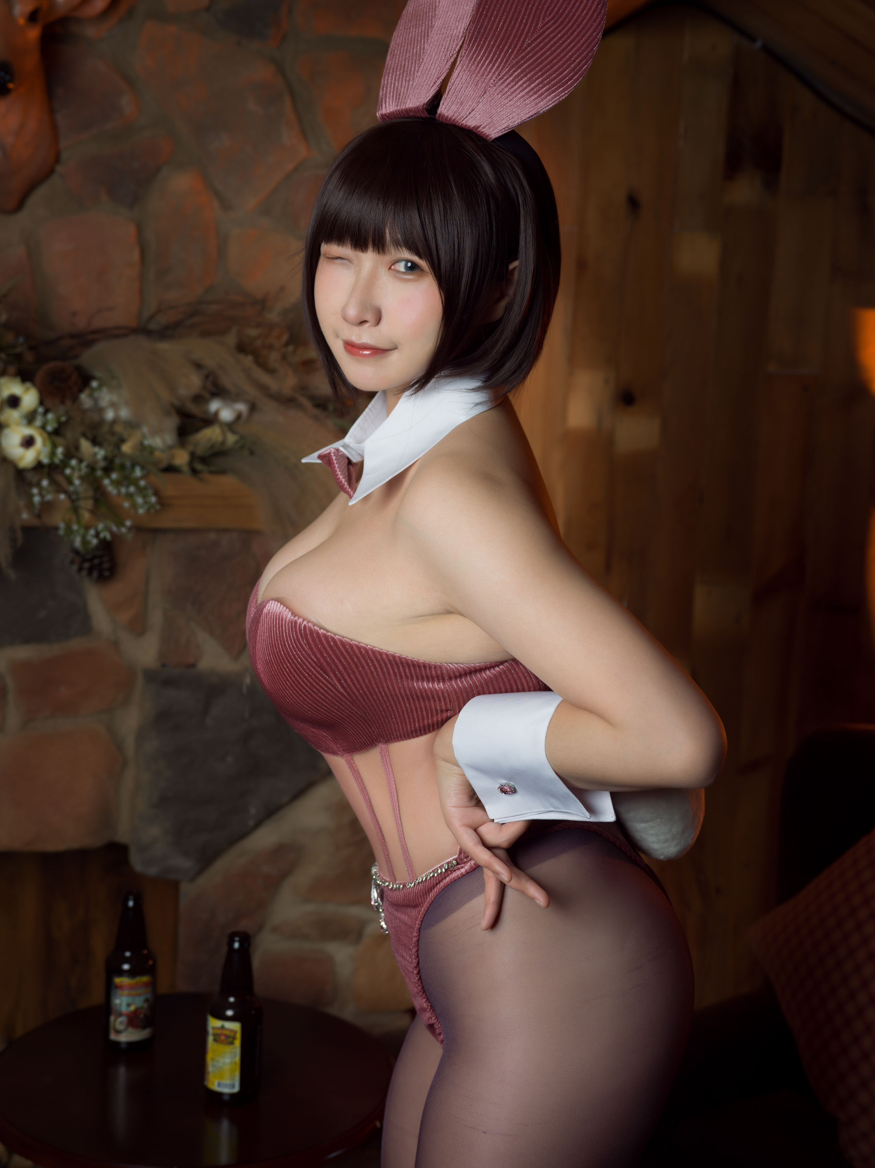[网红COS] 麻花麻花酱 - 兔女郎