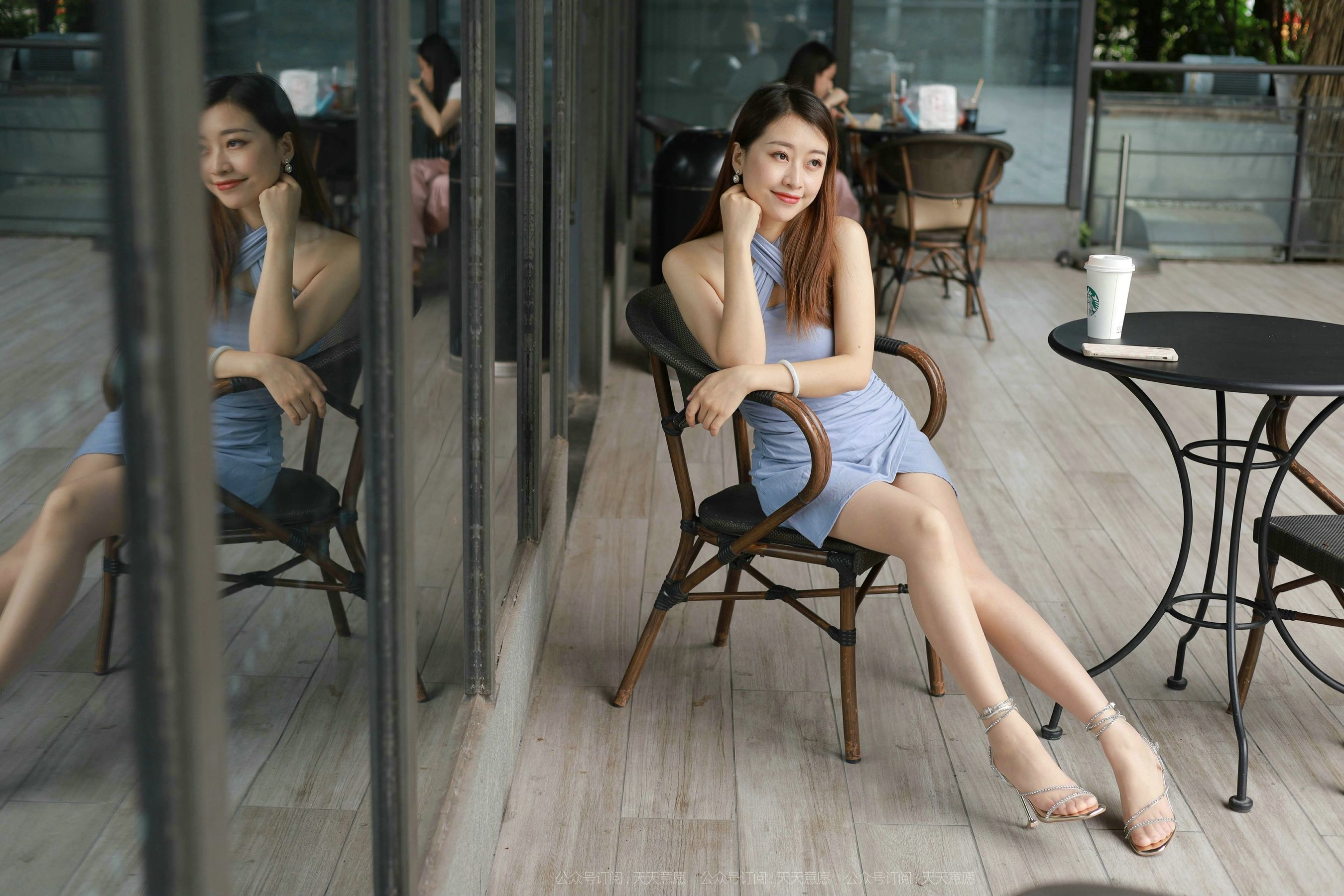 [IESS异思趣向]  模特：小婕《咖啡店邂逅网紅美女》