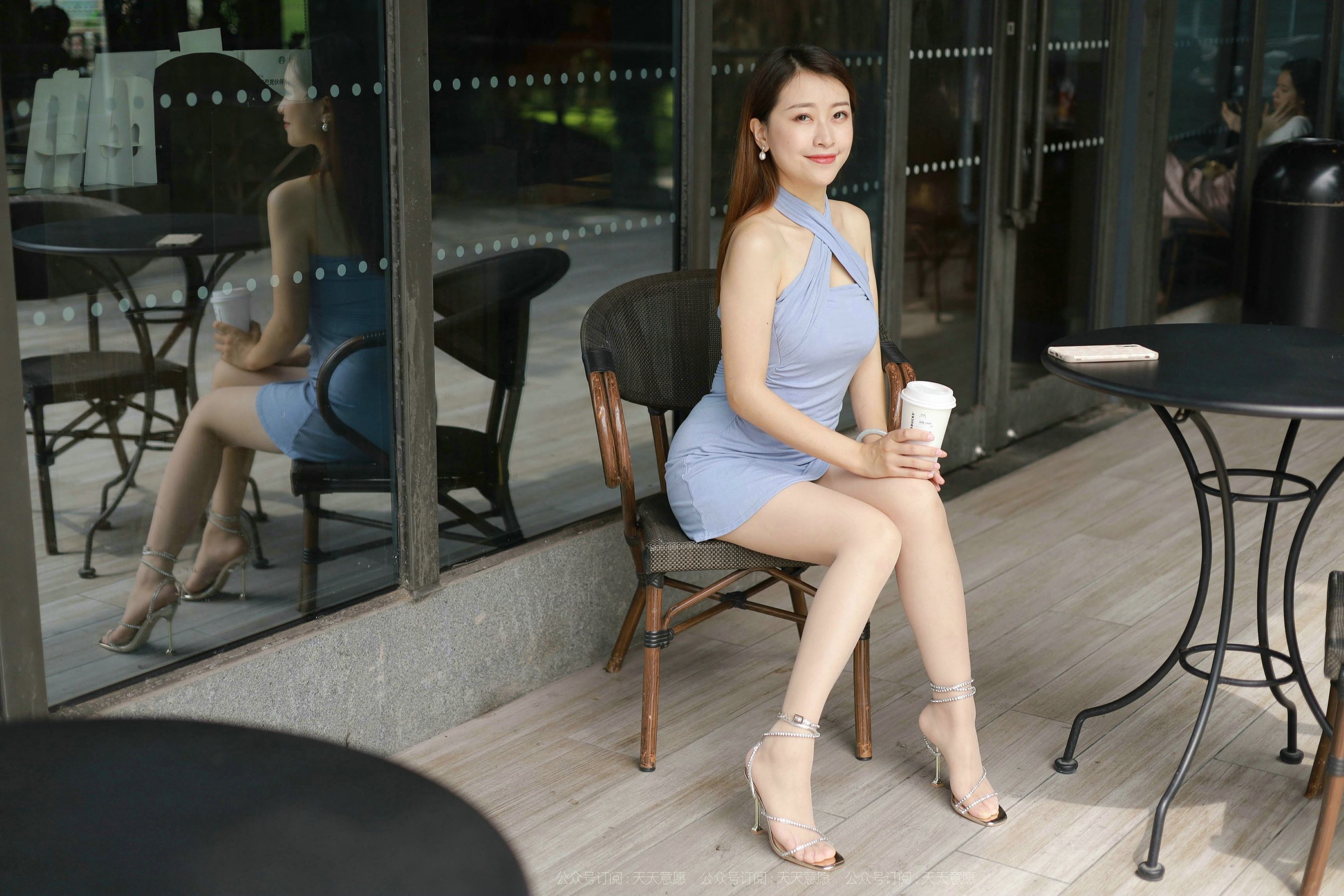 [IESS异思趣向]  模特：小婕《咖啡店邂逅网紅美女》