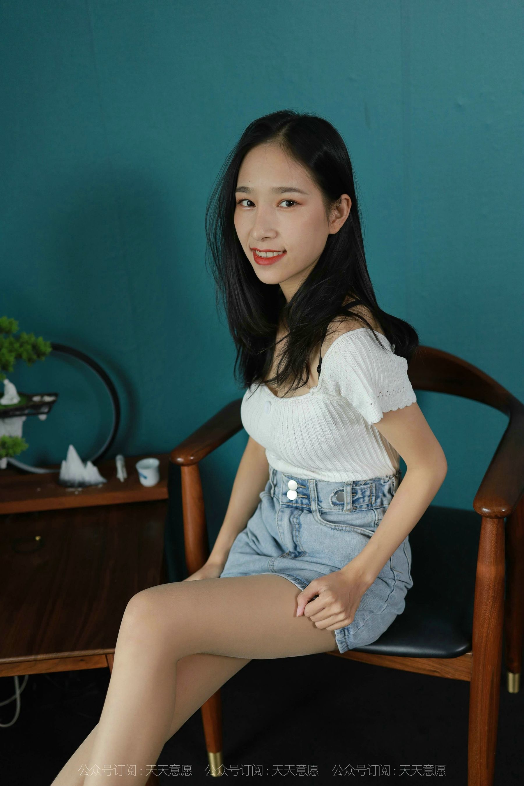 [IESS异思趣向]  模特：美子《清新牛仔裤》