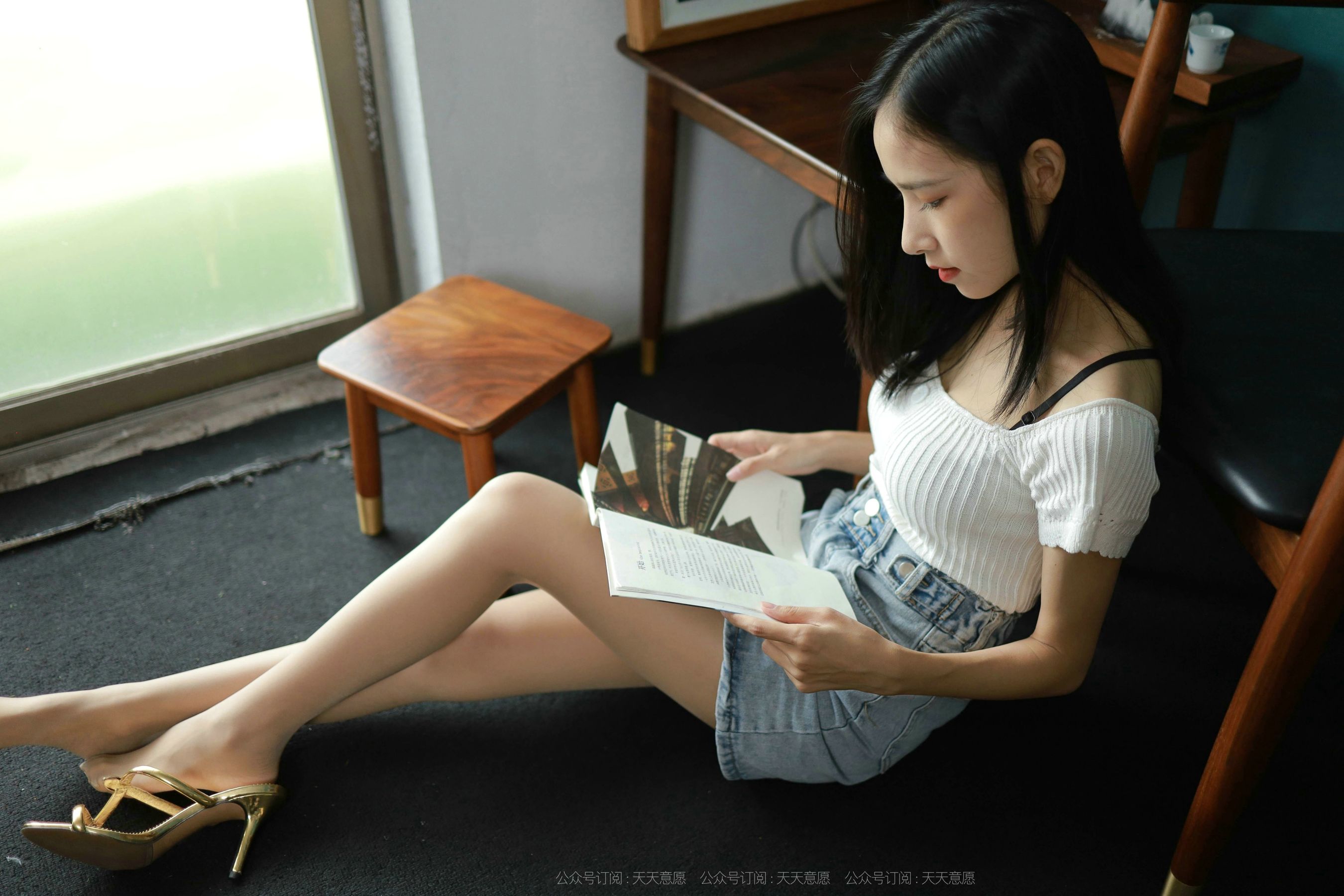 [IESS异思趣向]  模特：美子《清新牛仔裤》