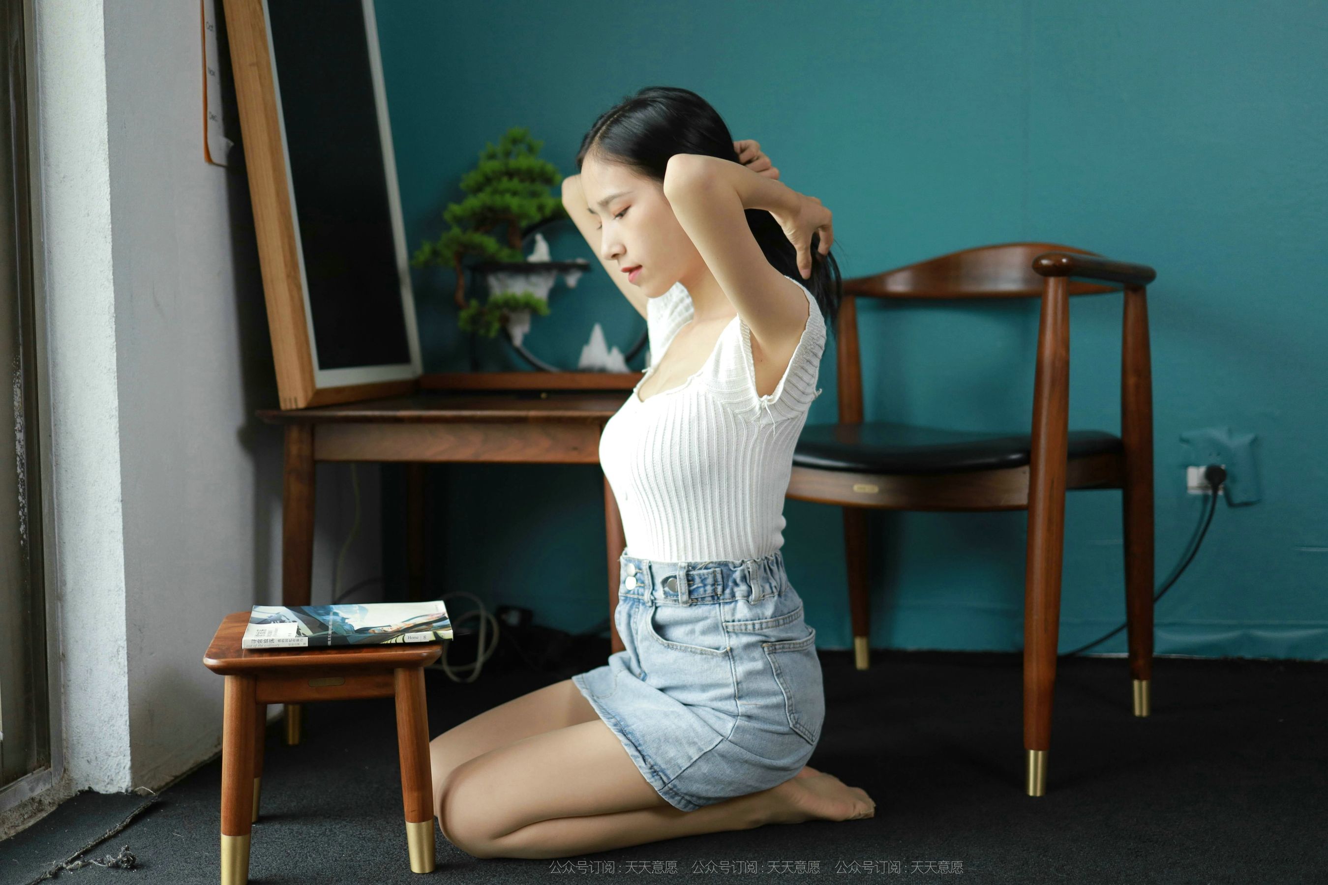 [IESS异思趣向]  模特：美子《清新牛仔裤》