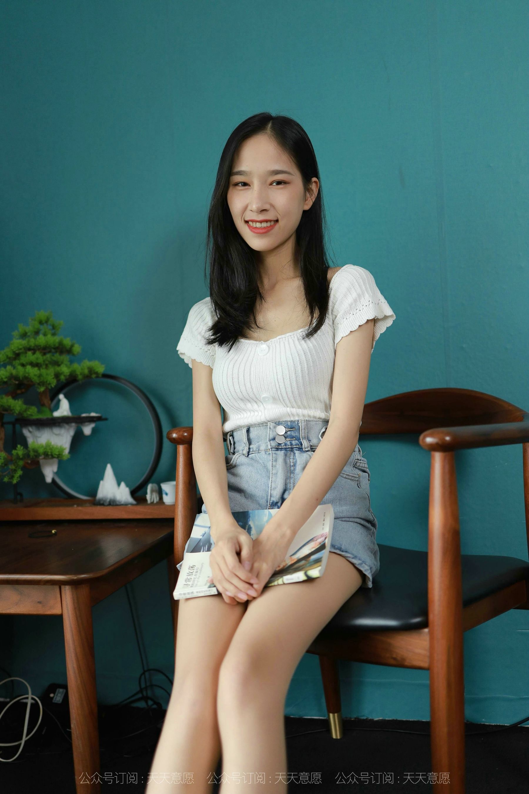 [IESS异思趣向]  模特：美子《清新牛仔裤》