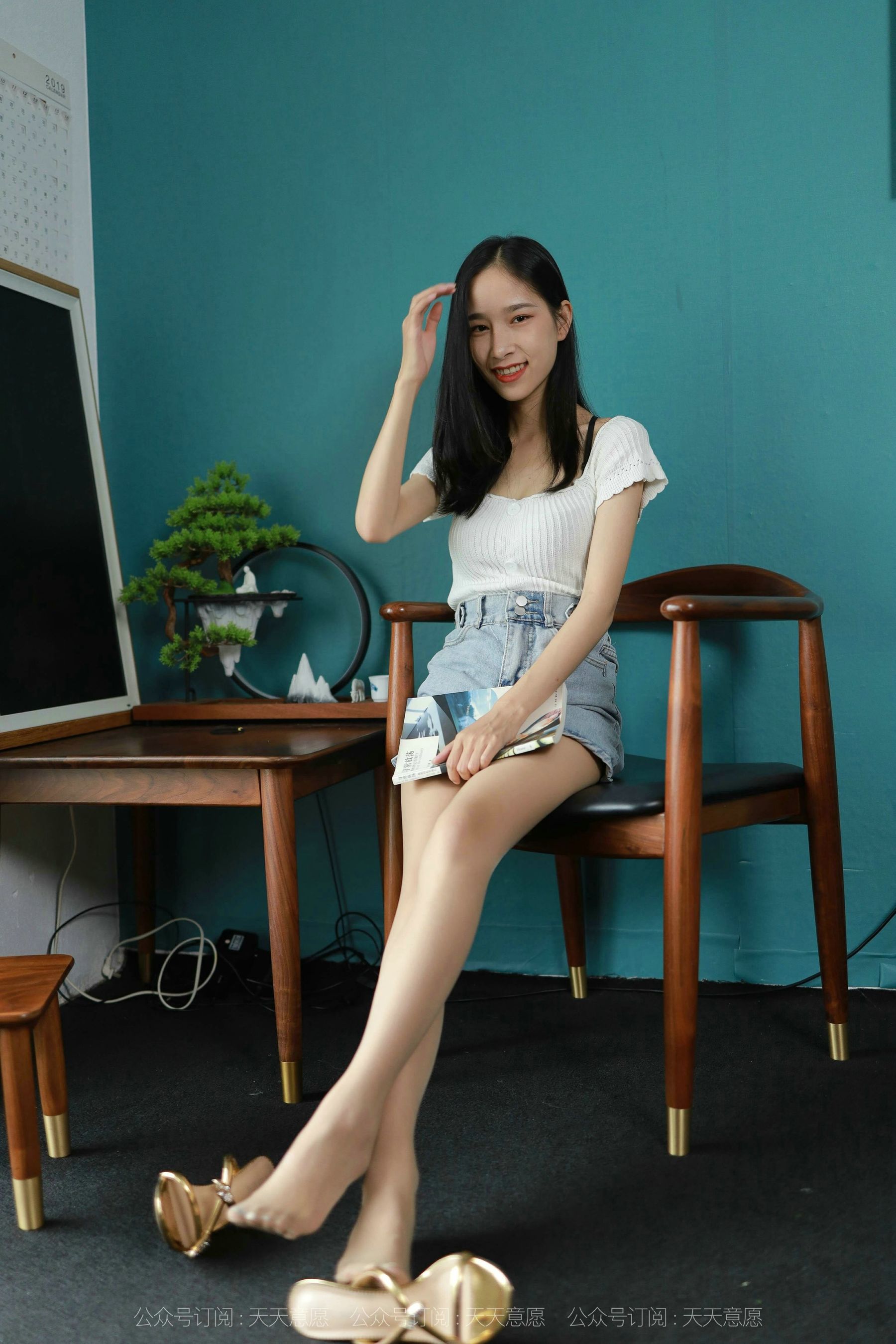 [IESS异思趣向]  模特：美子《清新牛仔裤》
