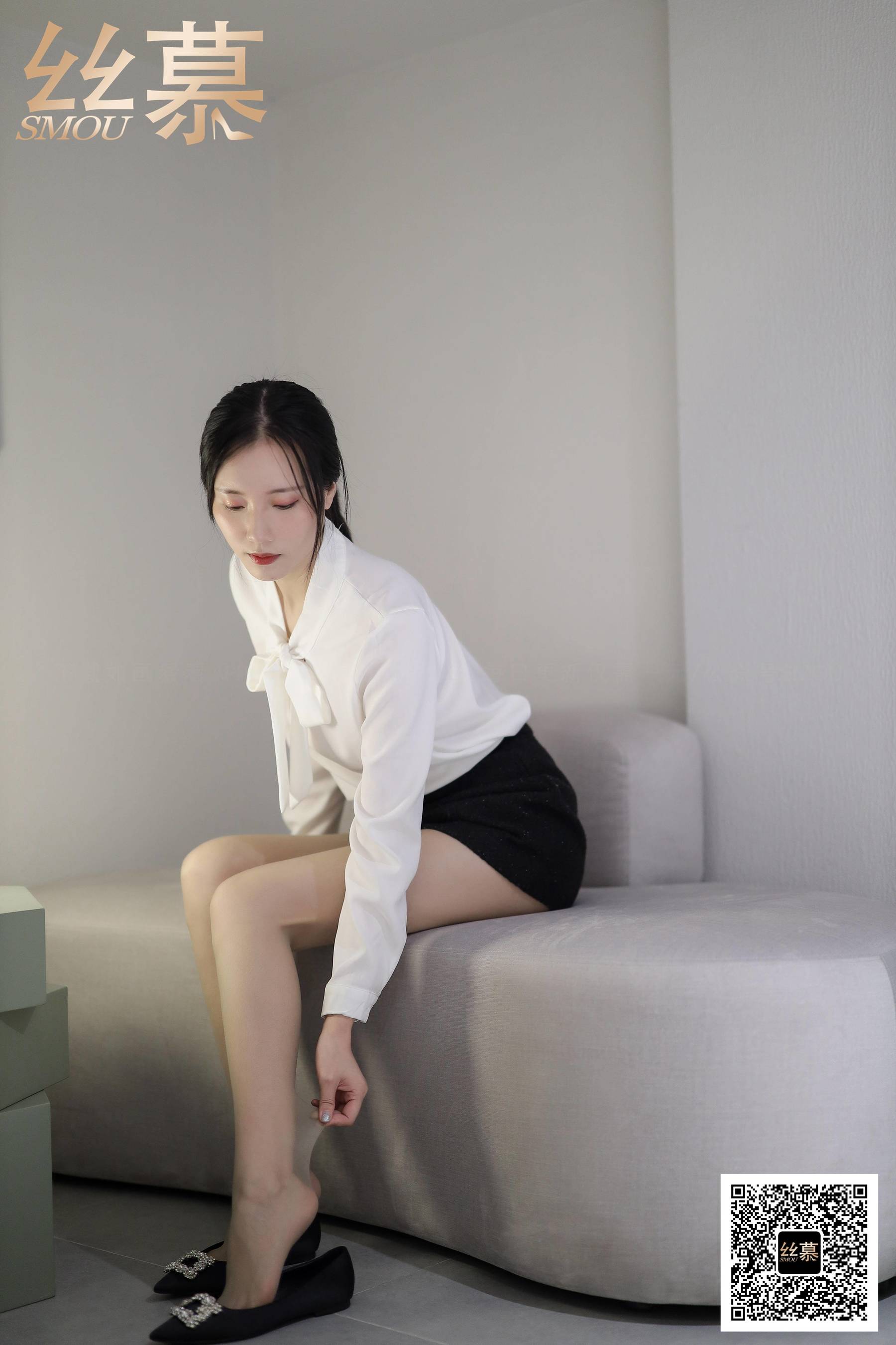 [丝慕GIRL]特写集 TX089 紫宁《平底鞋女神》