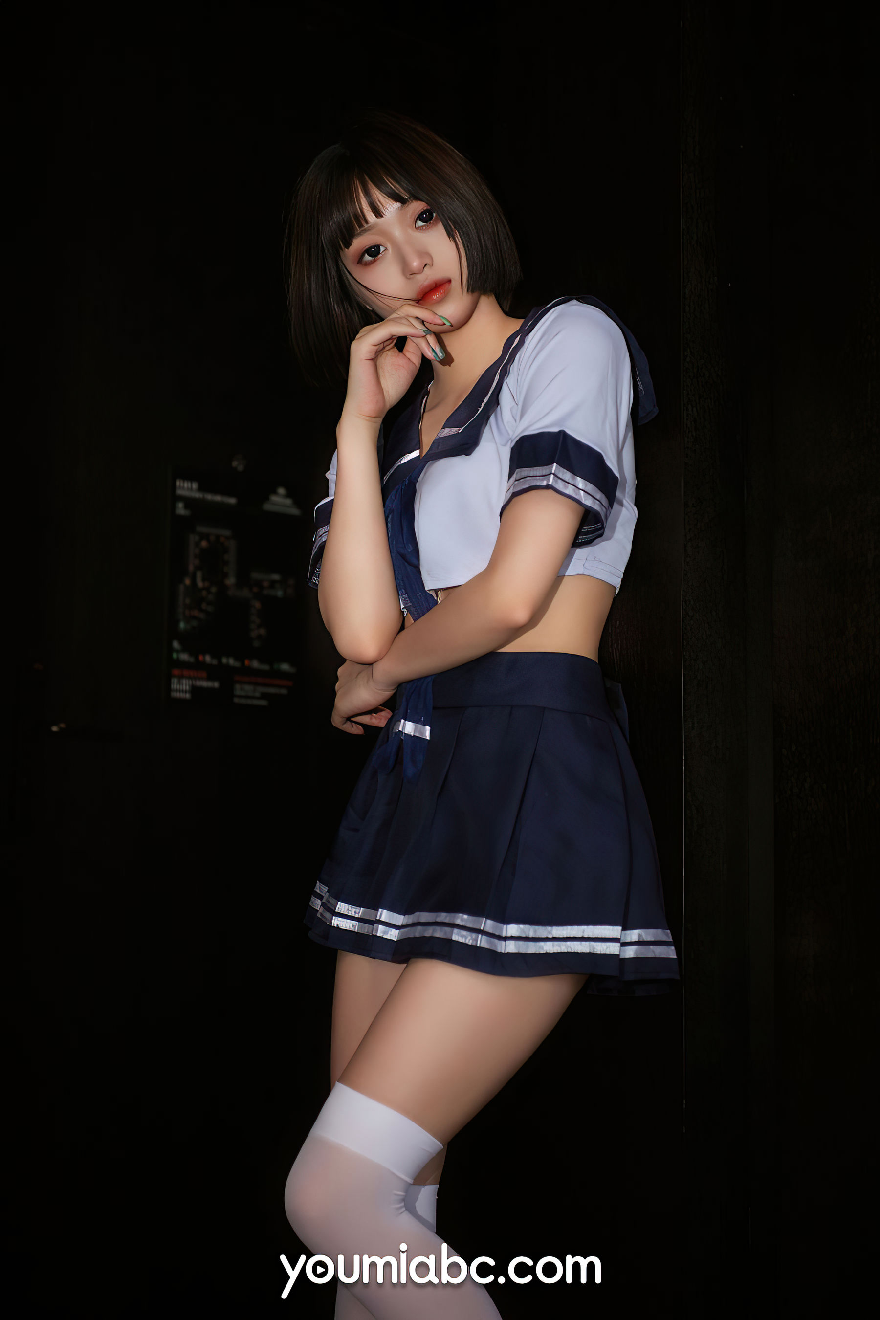 [尤蜜YouMiabc]  萌萌 放学等我