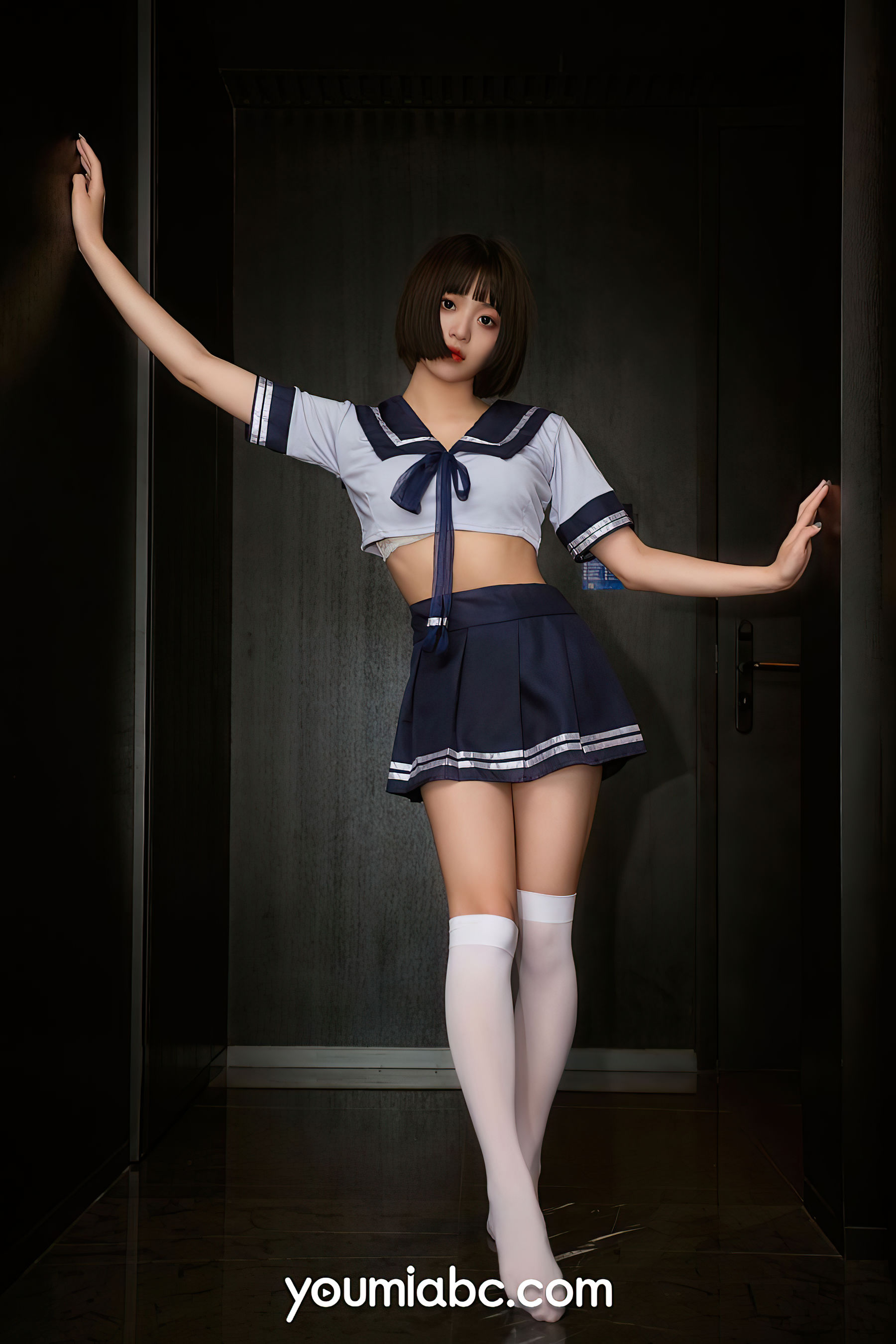 [尤蜜YouMiabc]  萌萌 放学等我