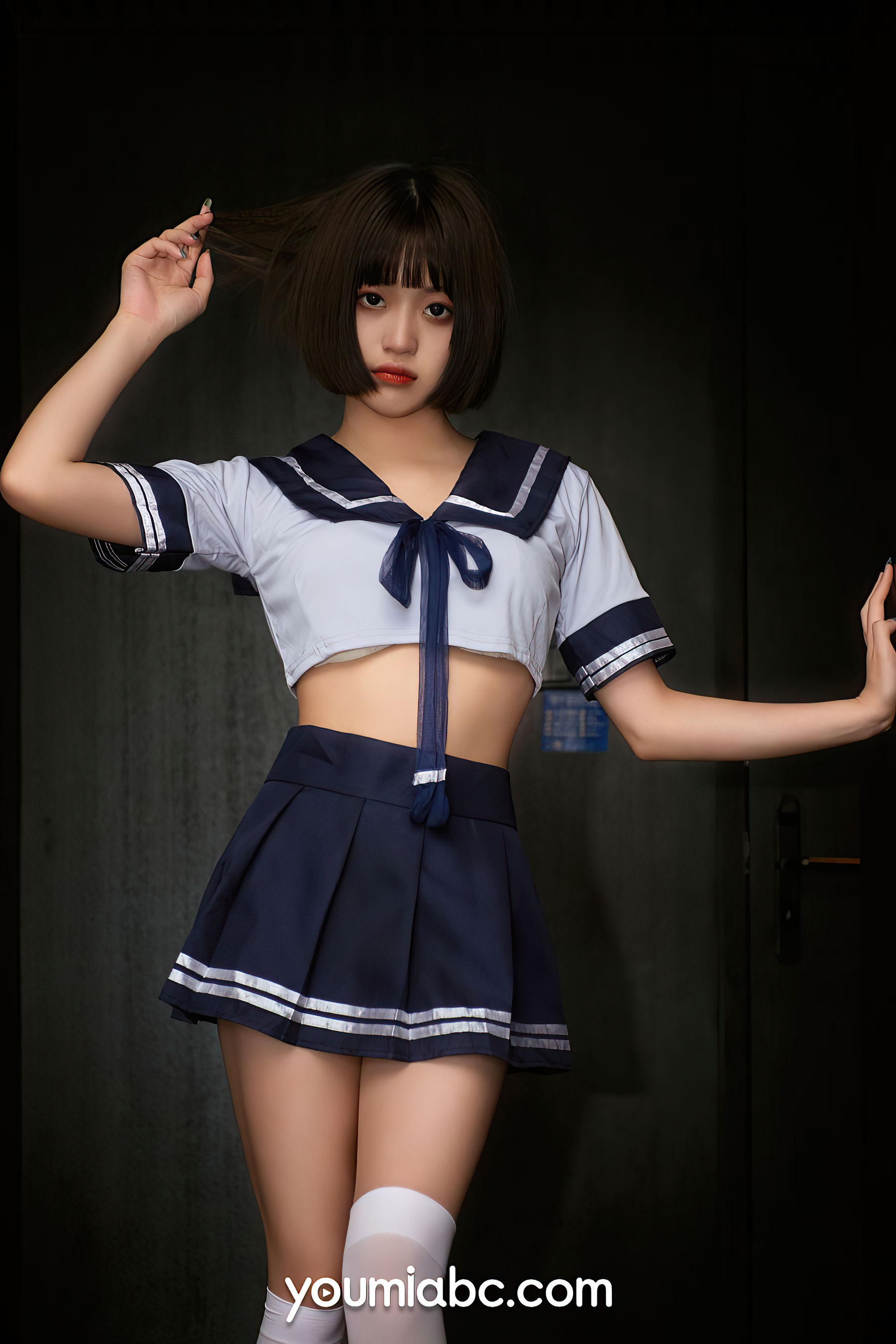 [尤蜜YouMiabc]  萌萌 放学等我