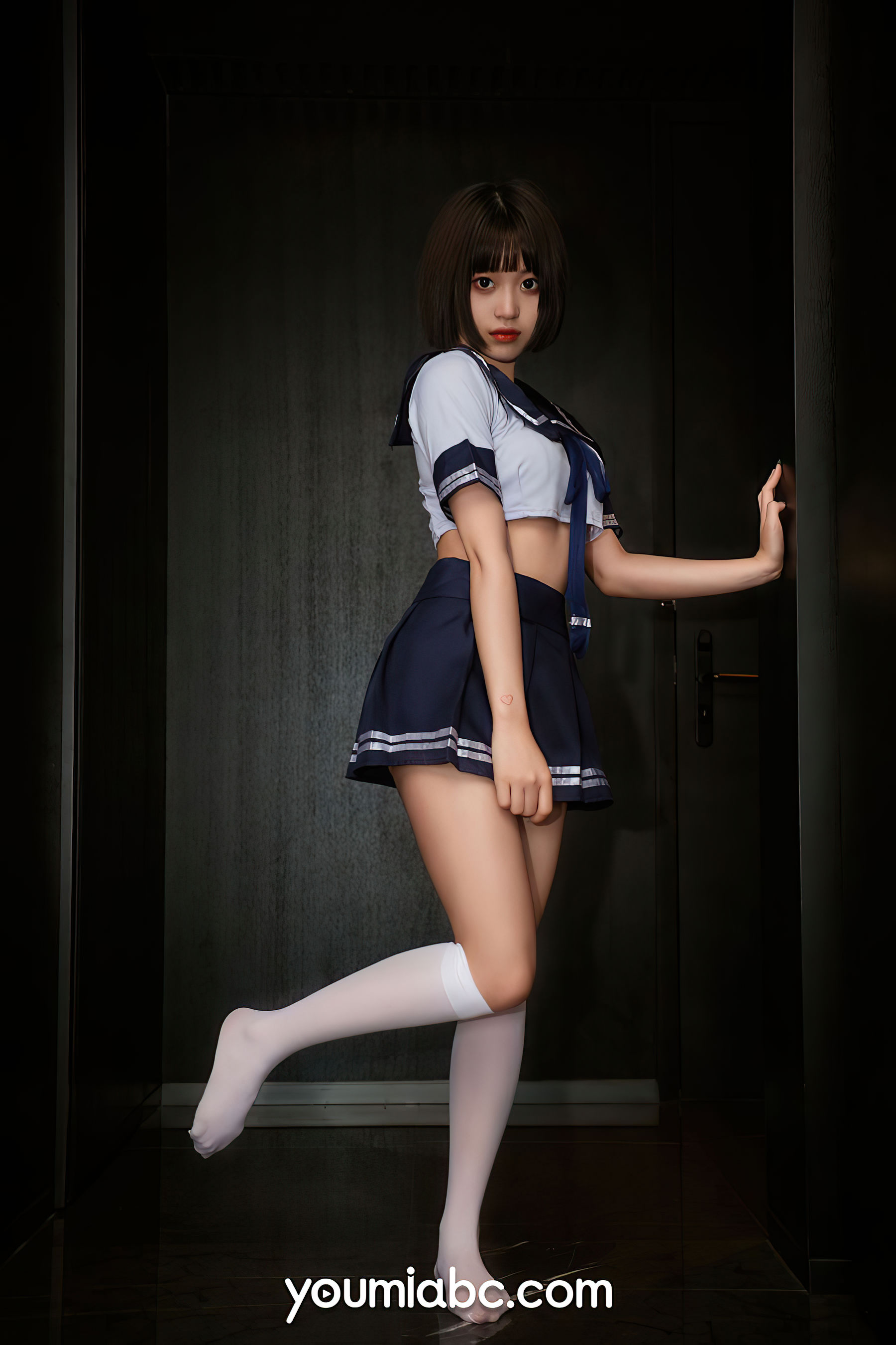 [尤蜜YouMiabc]  萌萌 放学等我