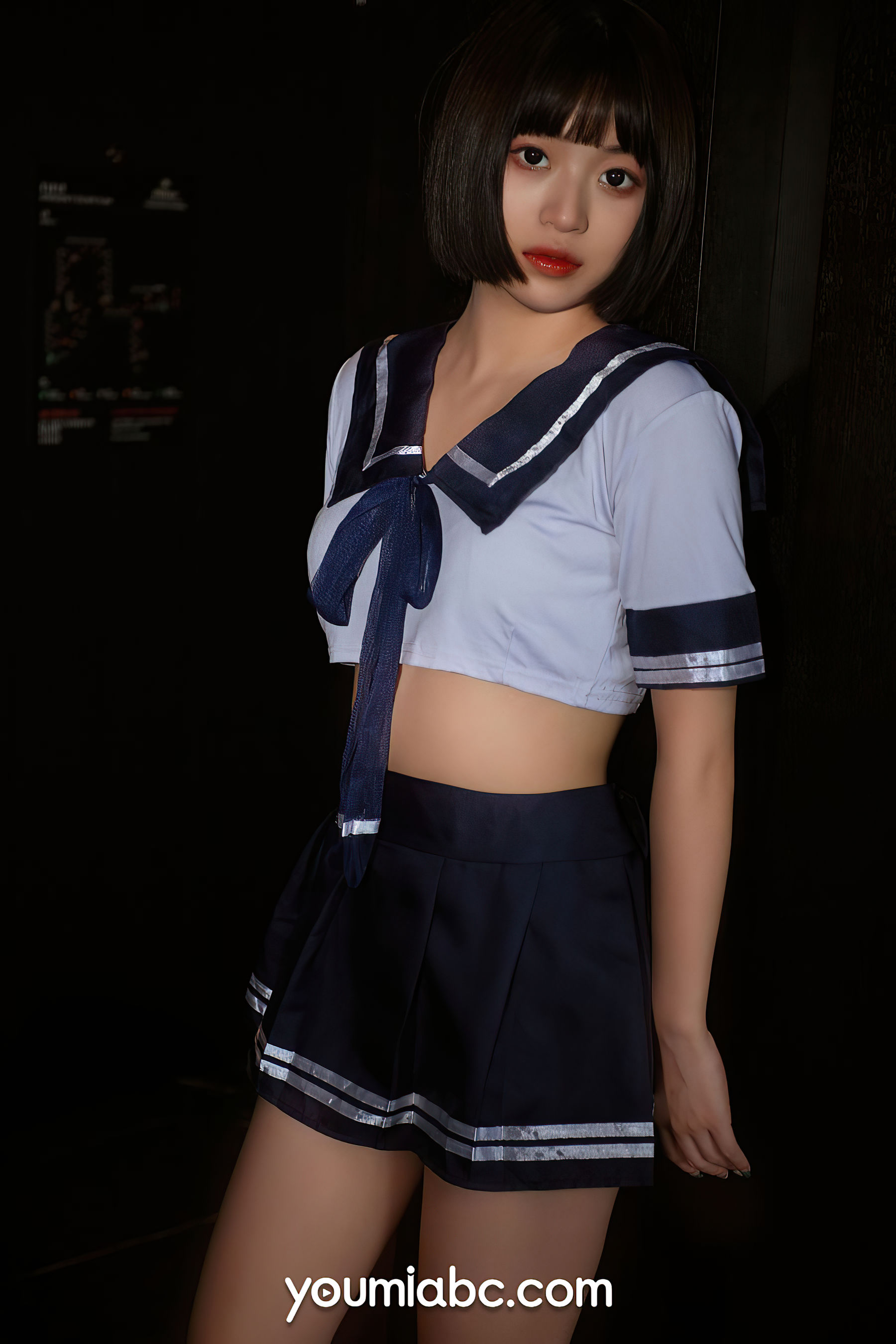 [尤蜜YouMiabc]  萌萌 放学等我