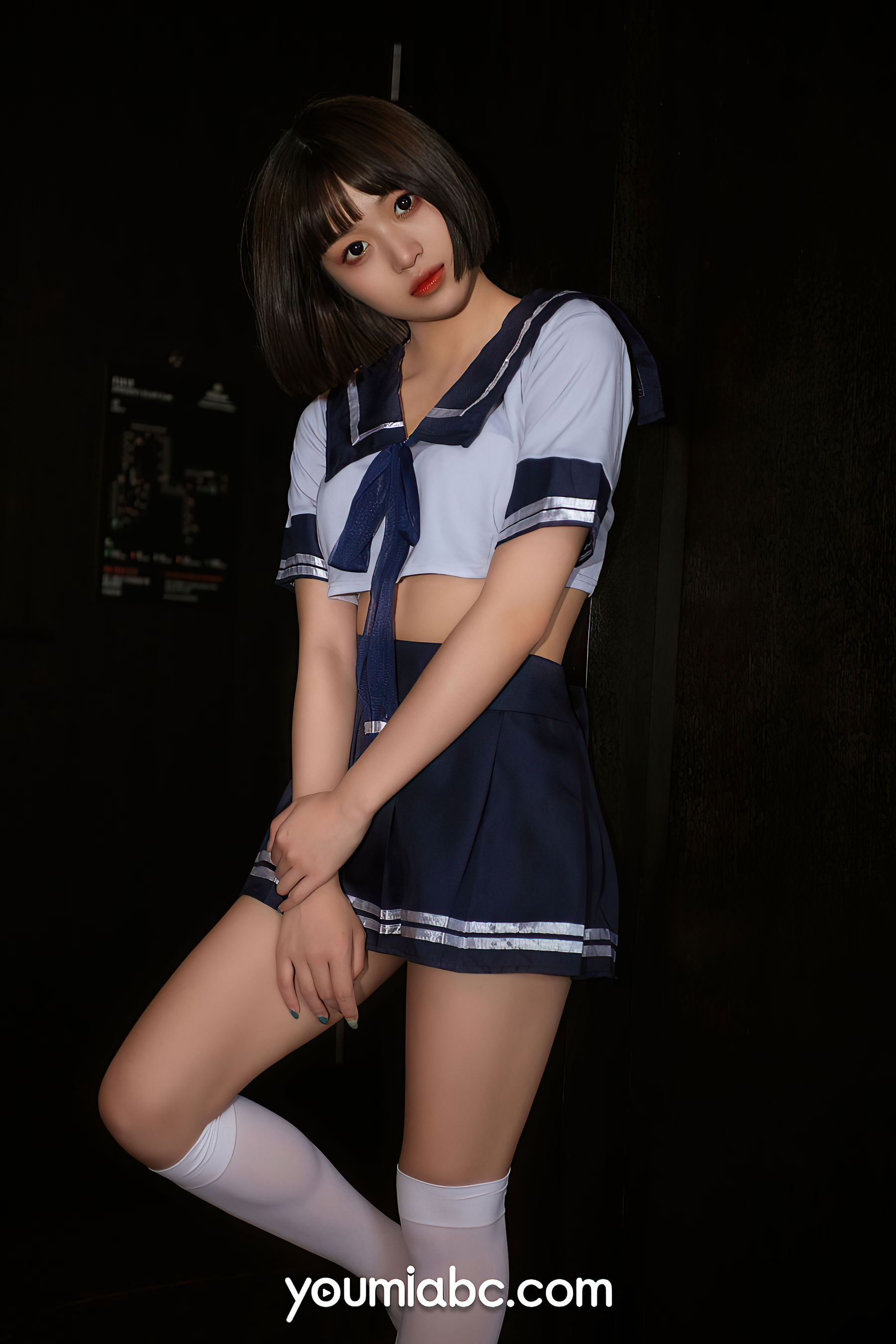 [尤蜜YouMiabc]  萌萌 放学等我