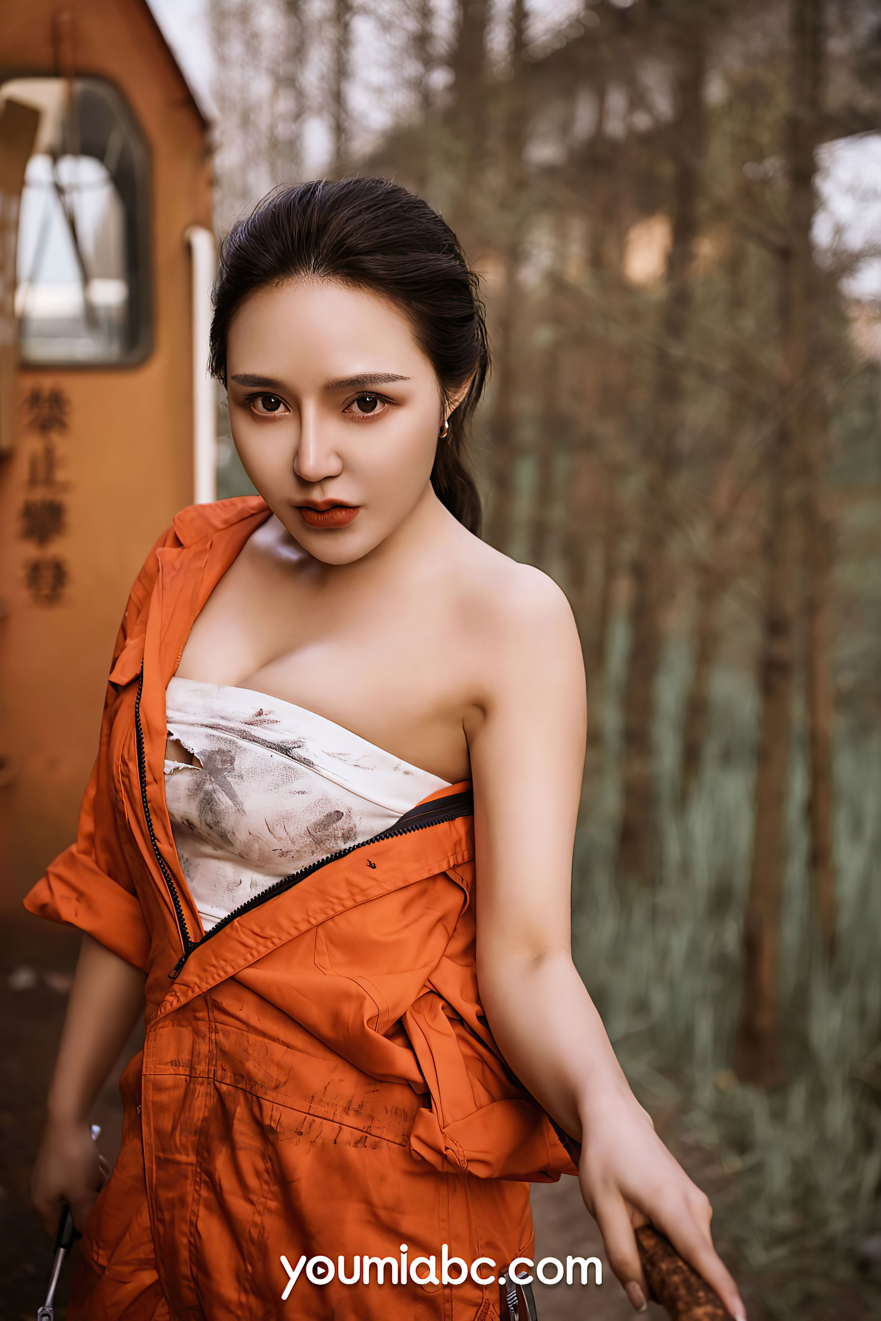 [尤蜜YouMiabc]  文静儿 火热的维修作业