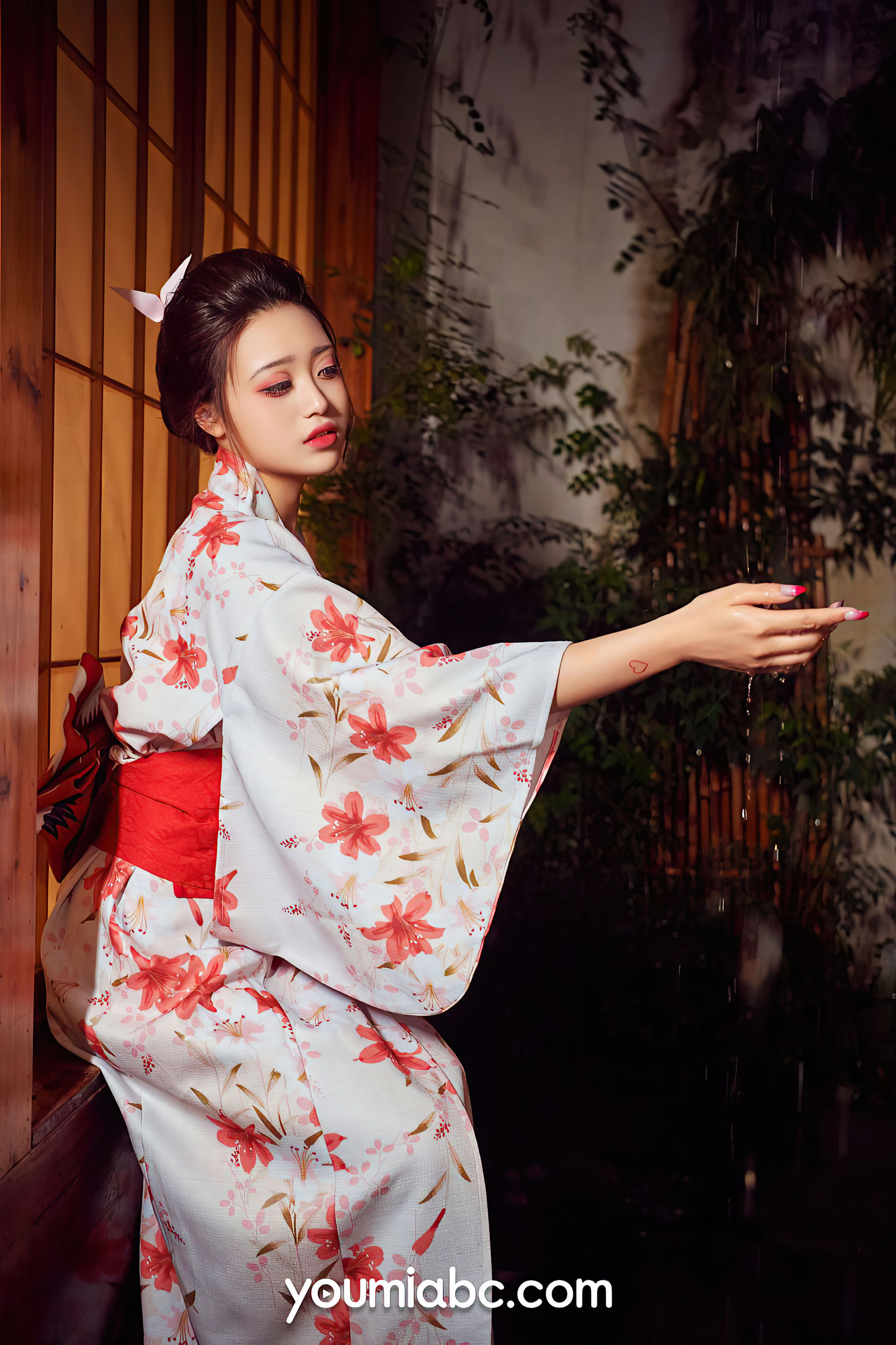 [尤蜜YouMiabc]  萌萌 花魁道中