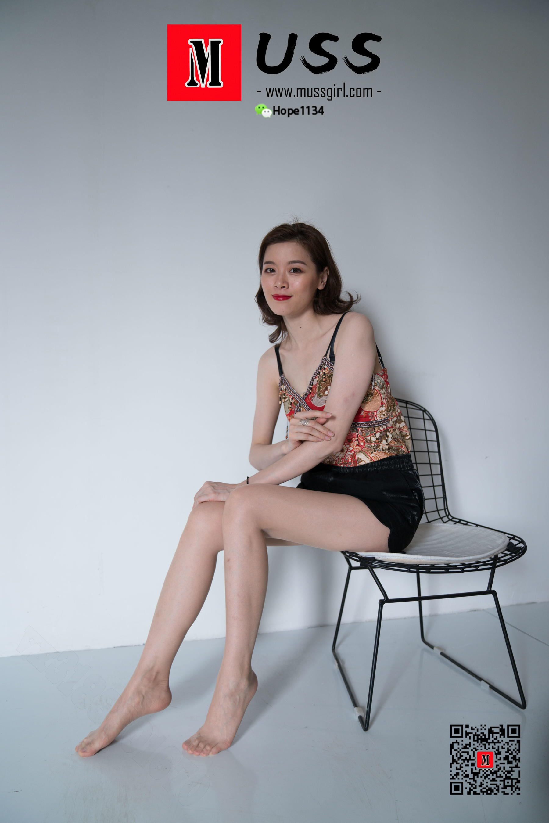 [慕丝女郎MussGirl] No.020 摄影与丝－model陈（足部特辑）
