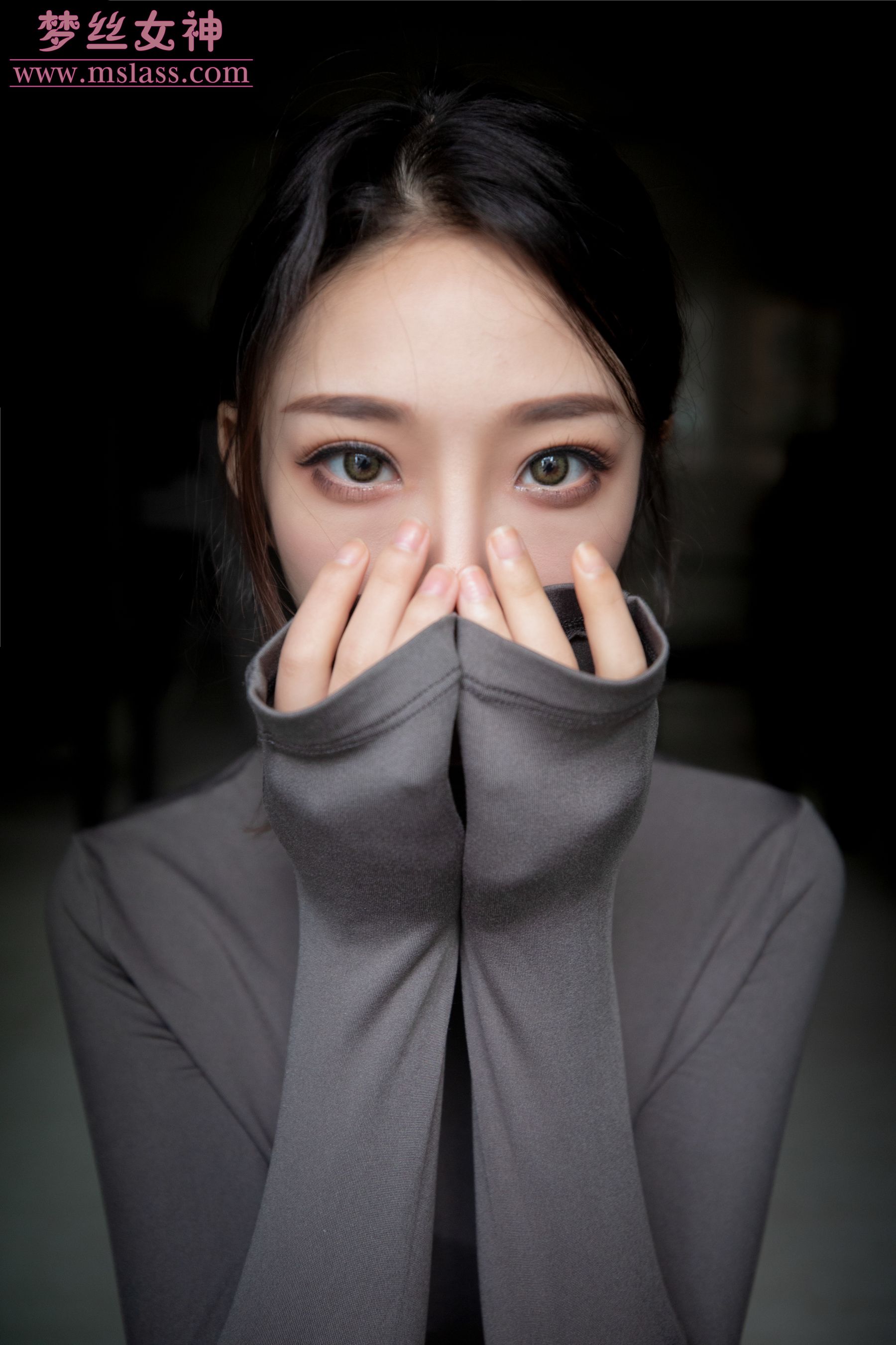 [梦丝女神MSLASS]  乔儿 美女主播（黑色）