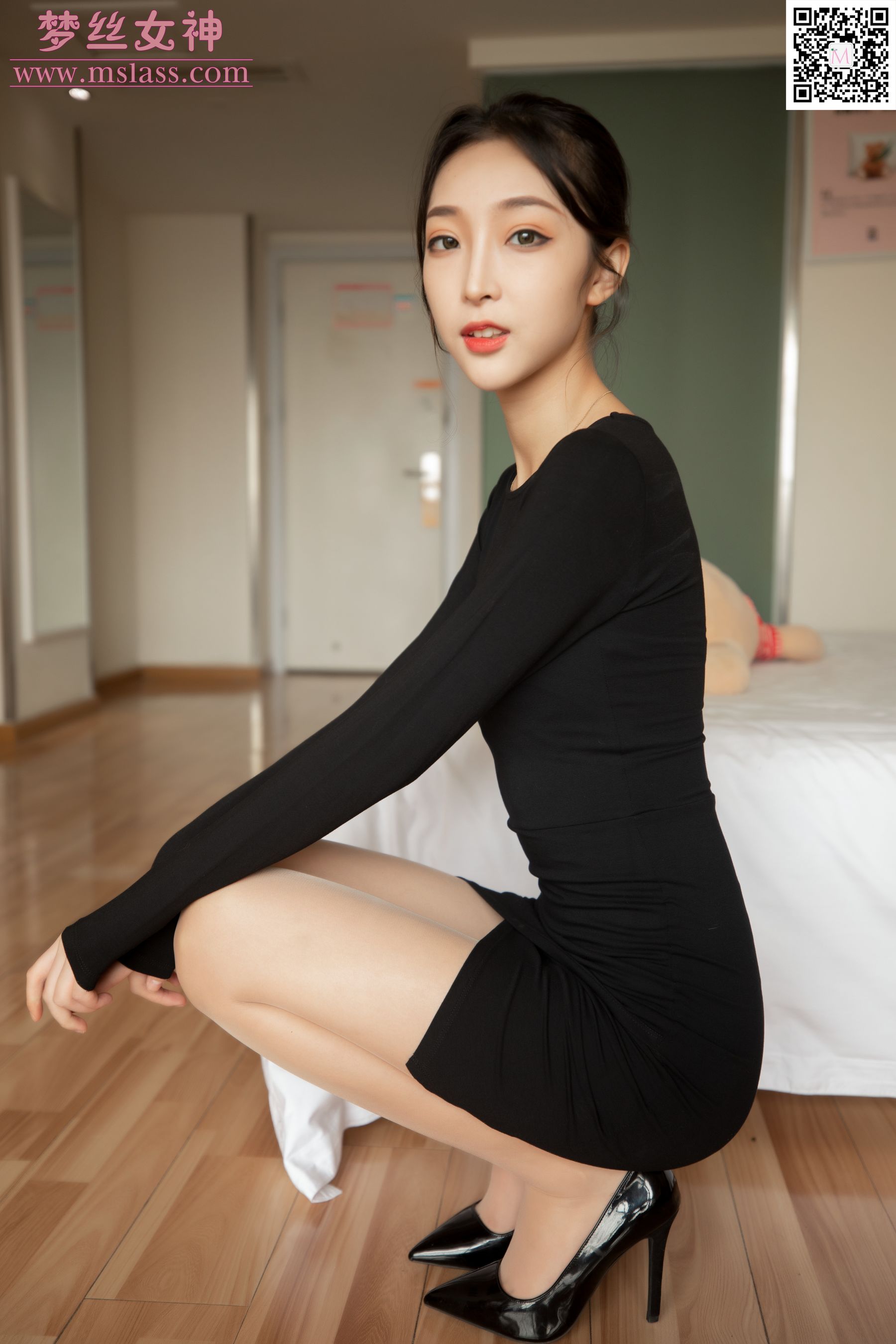 [梦丝女神MSLASS]  乔儿 黑色魅影