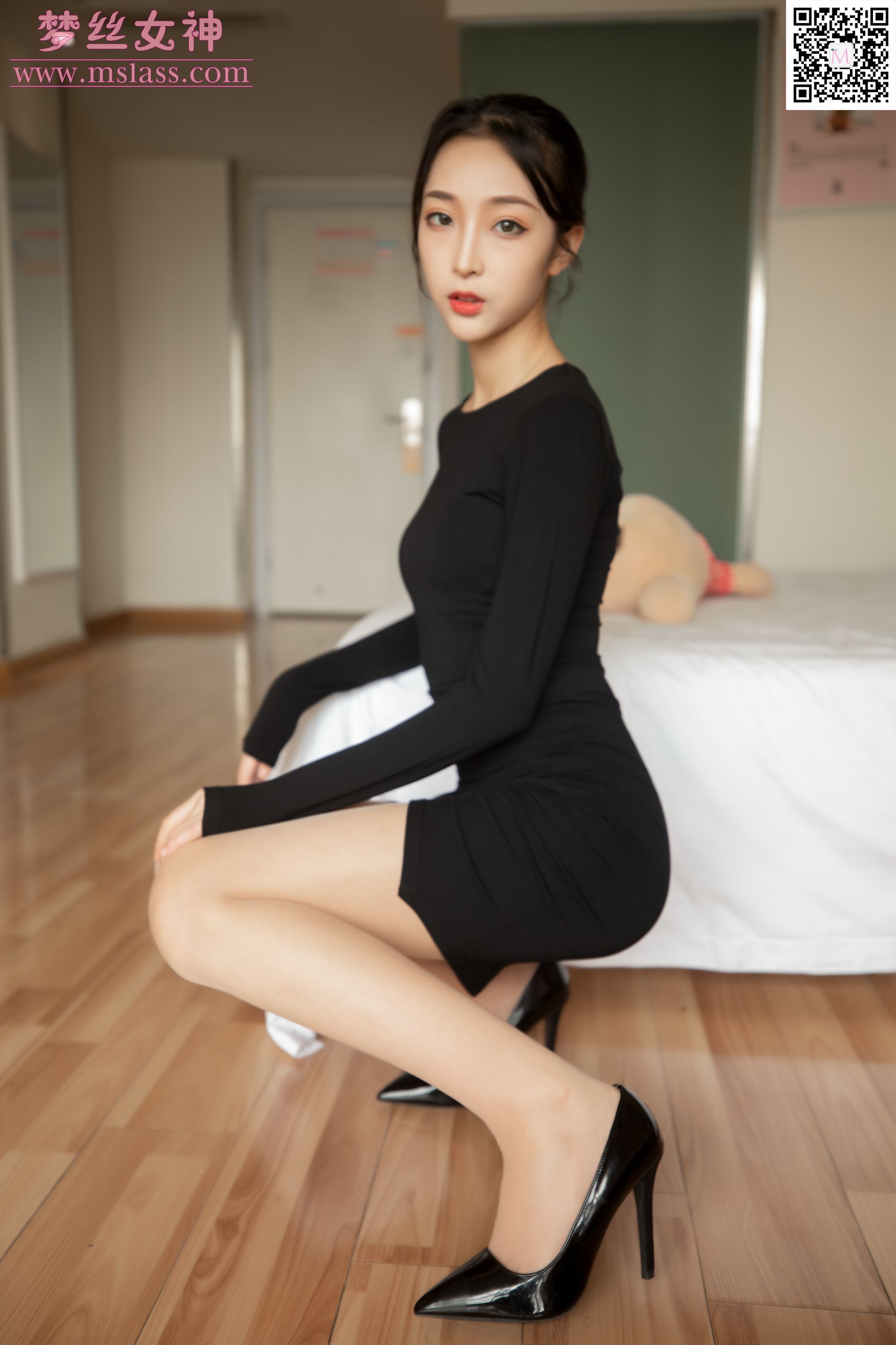 [梦丝女神MSLASS]  乔儿 黑色魅影